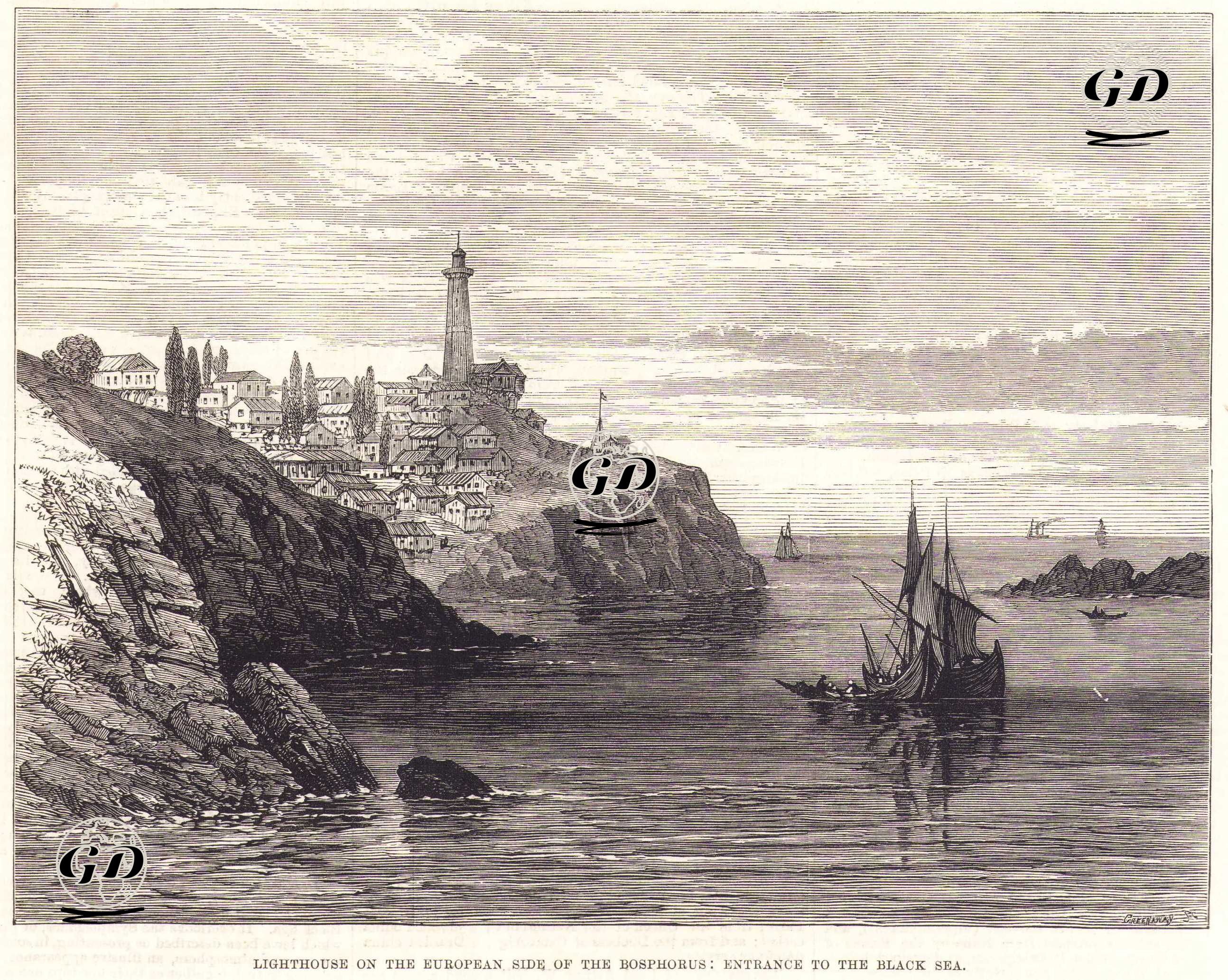 Karadenizin Girişinde Rumeli Feneri -  - 1877