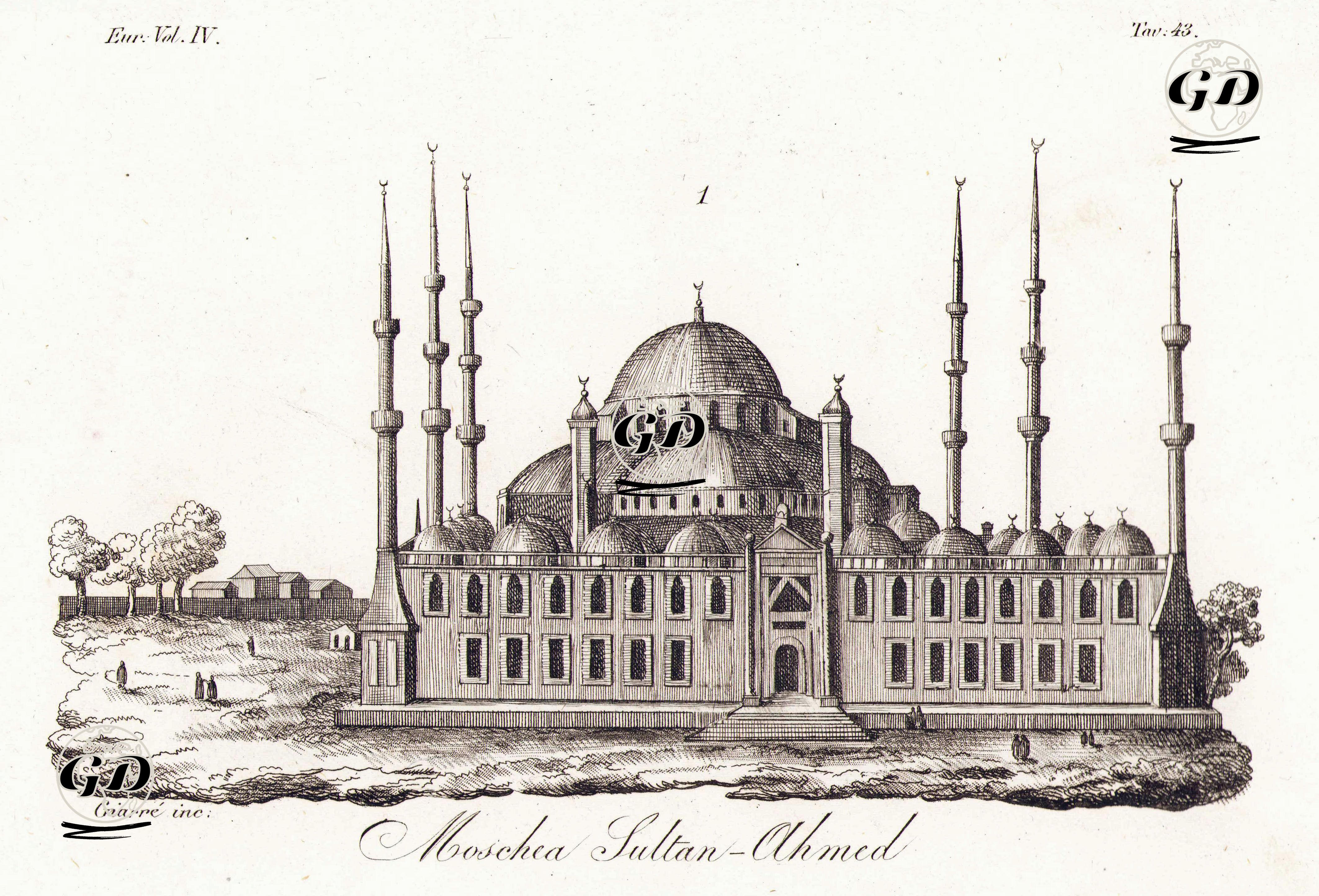 Moschea Sultan Ahmet -  - 1827