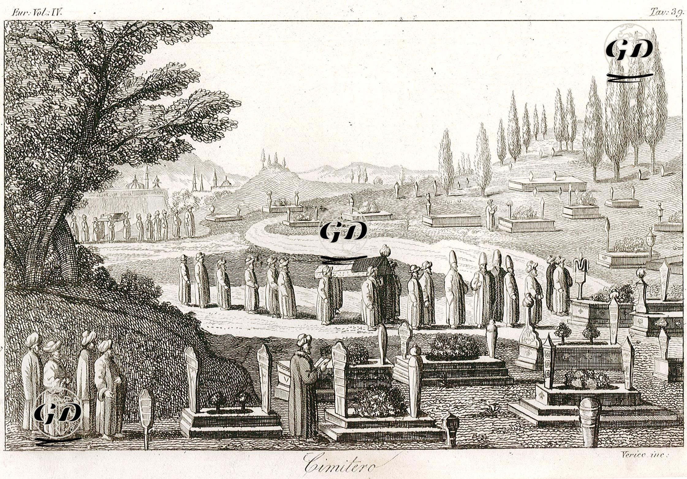 Kabristan (Mezarlık) Ve Cenaze Töreni -  - 1827