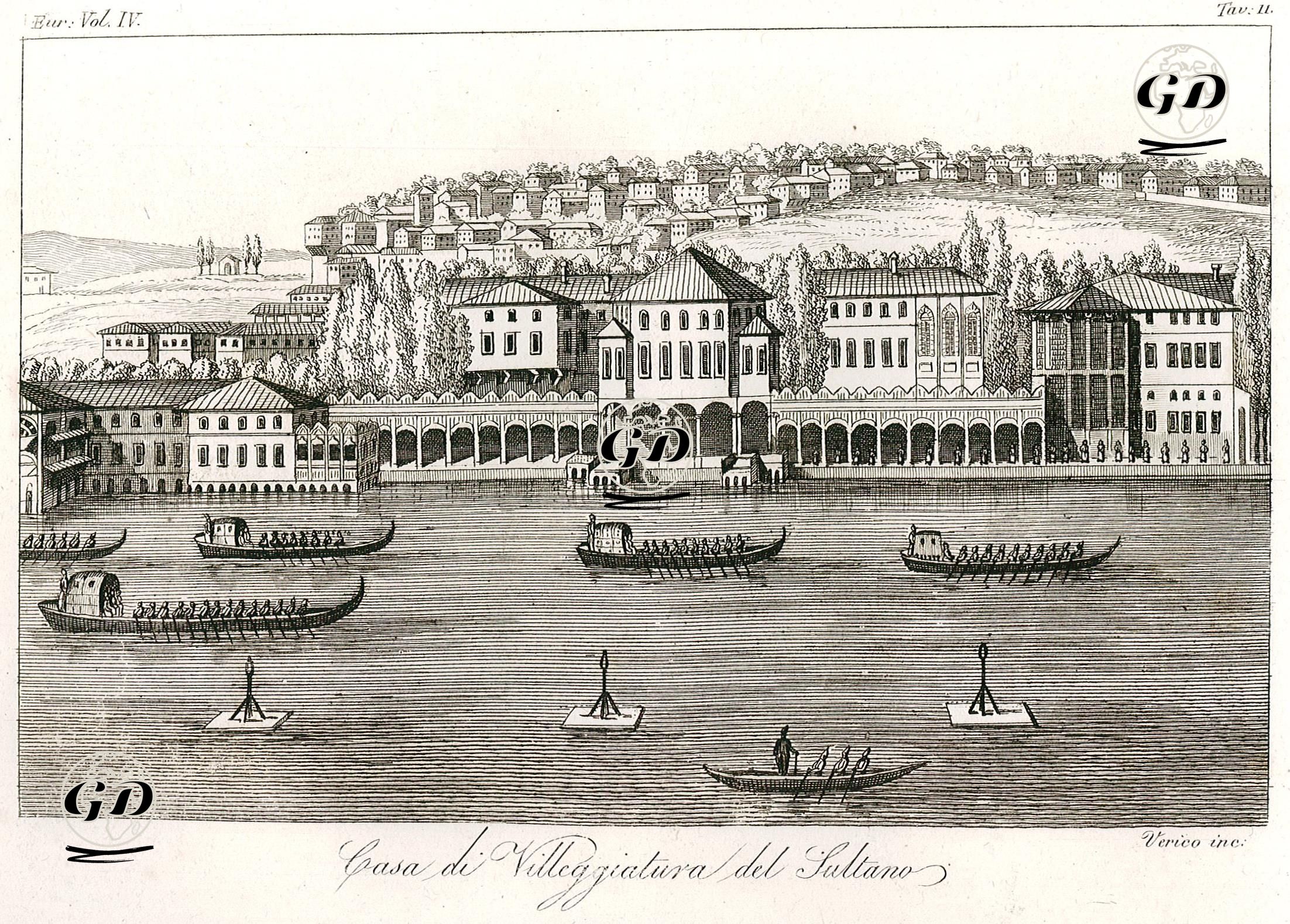 Beşiktaş Sahil Sarayı (Padişahın Yazlık Sarayı) -  - 1827
