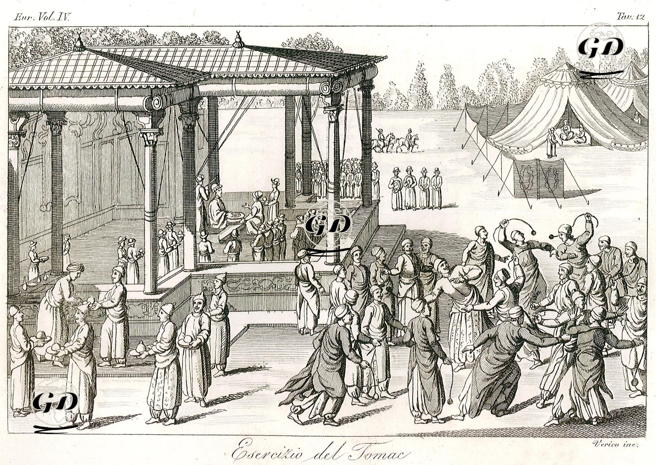 Esercizio Del Tomac (Tomak Game) -  - 1827