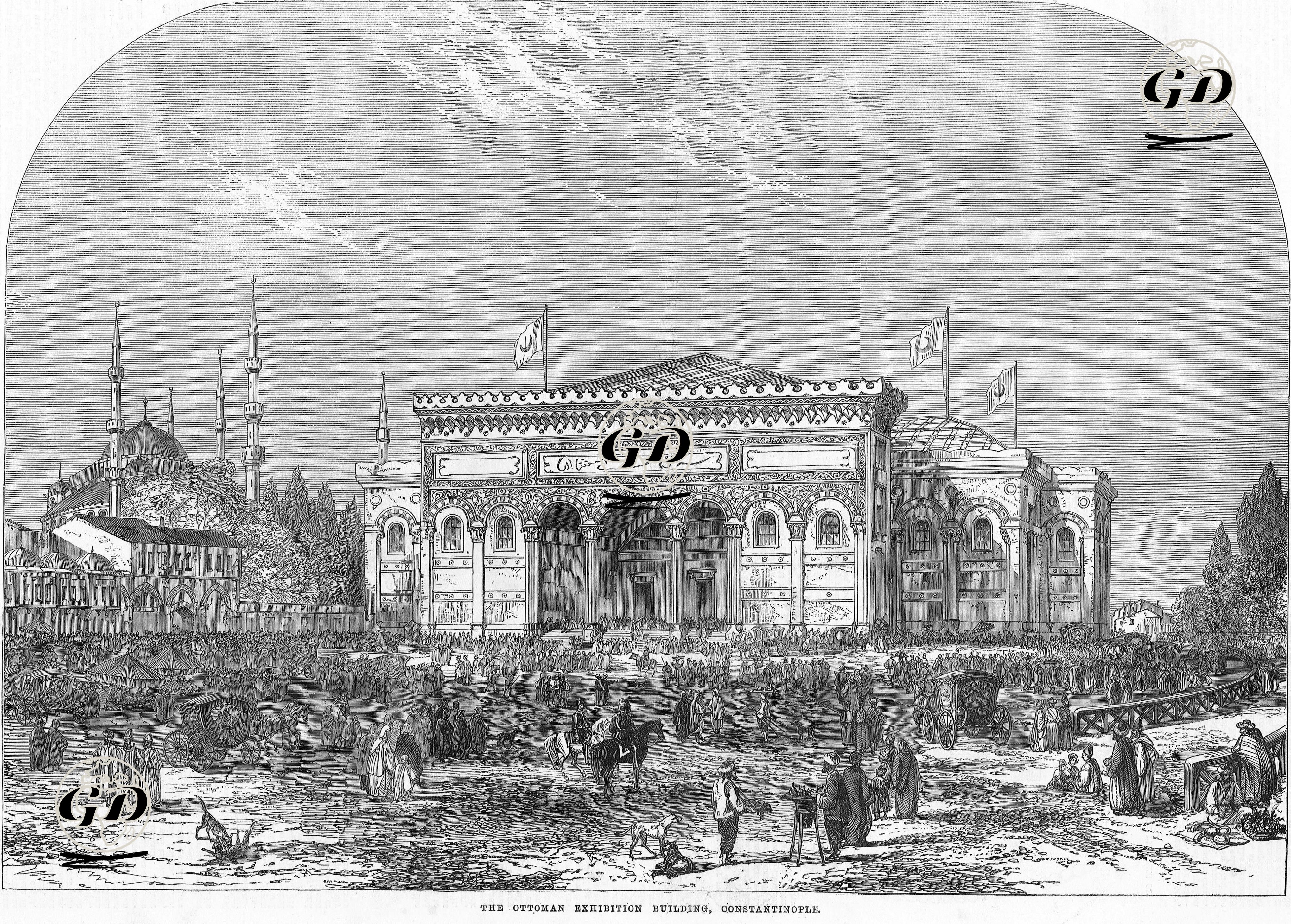 İstanbul'da Osmanlı Sergi Binası -  - 1863
