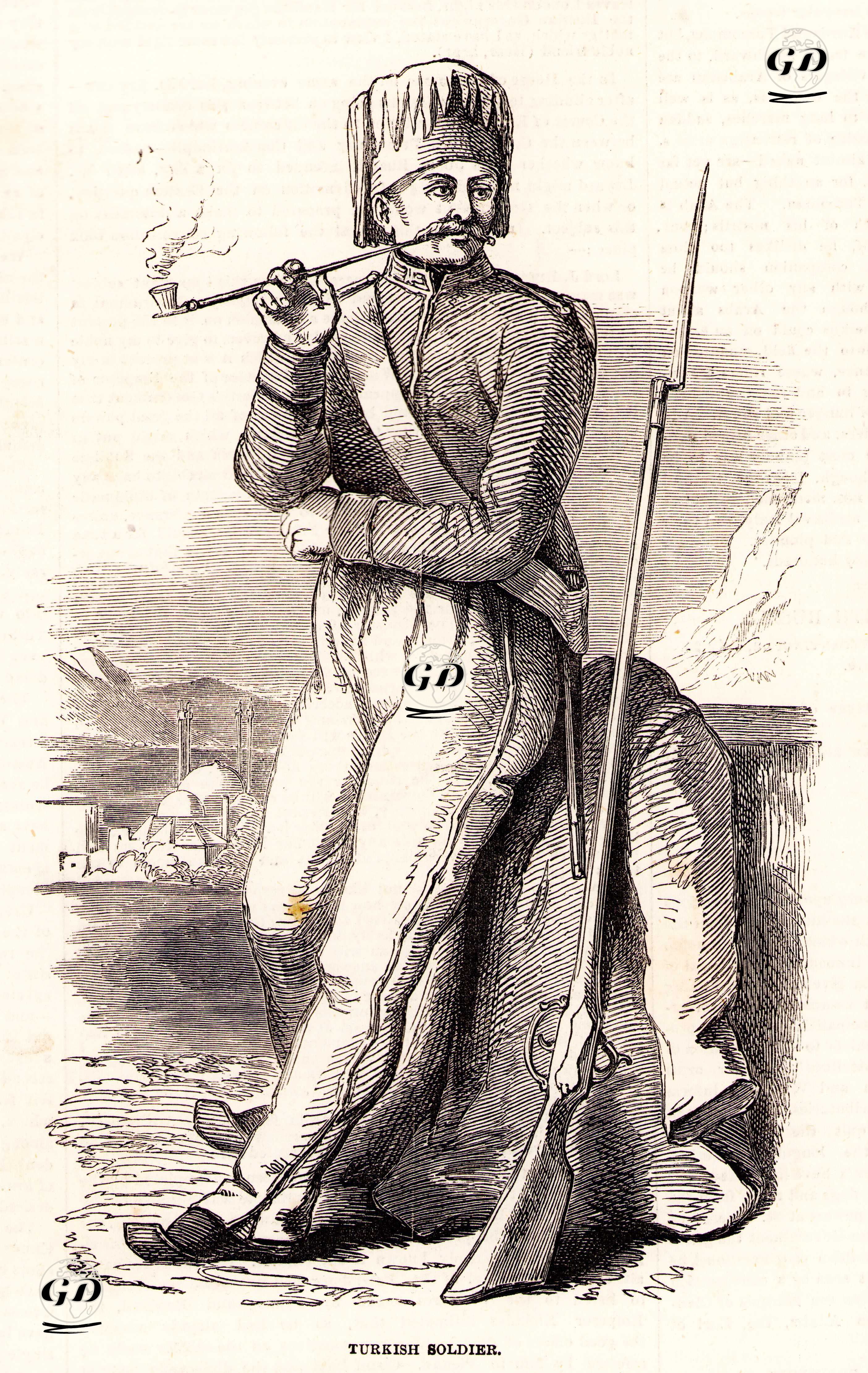 1853-1856 Osmanlı-Rus Savaşı (Kırım Savaşı) Sırasında Türk Askeri  -  - 1853