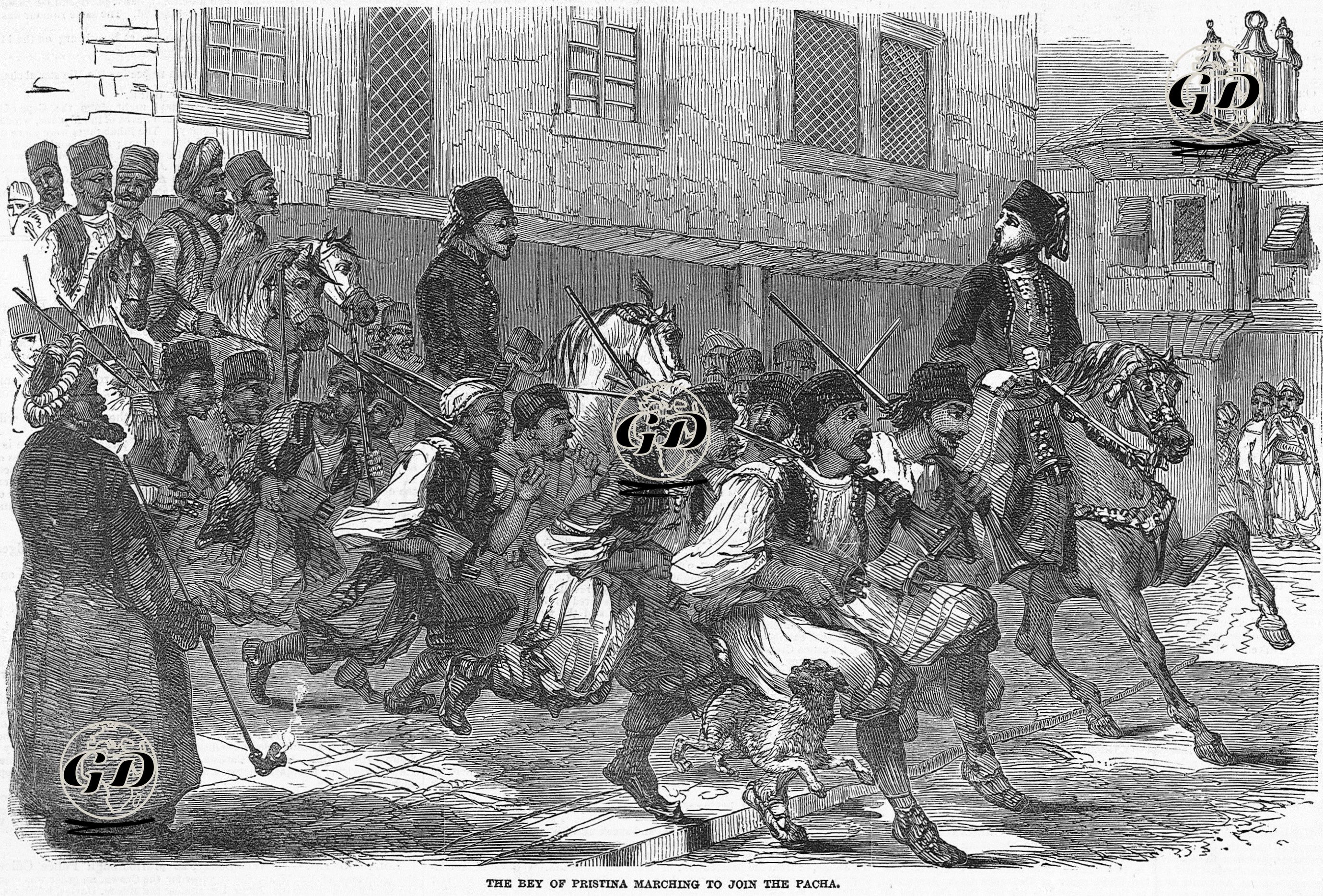 Sahir Paşaya Katılma Üzere Pristina Beyinin Yola Çıkması  -  - 1849