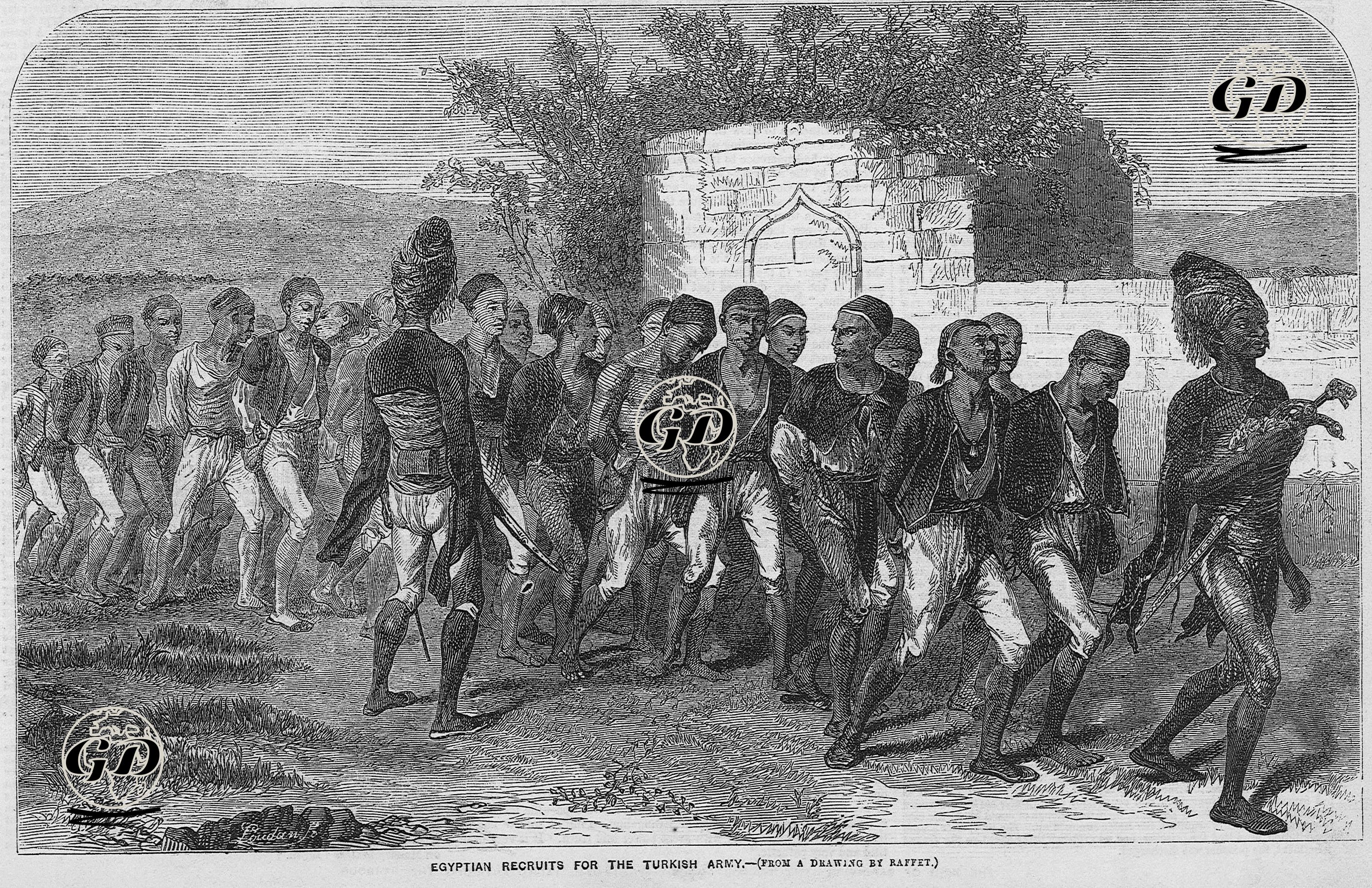 Türk Ordusuna Alınan Mısırlılar  -  - 1855