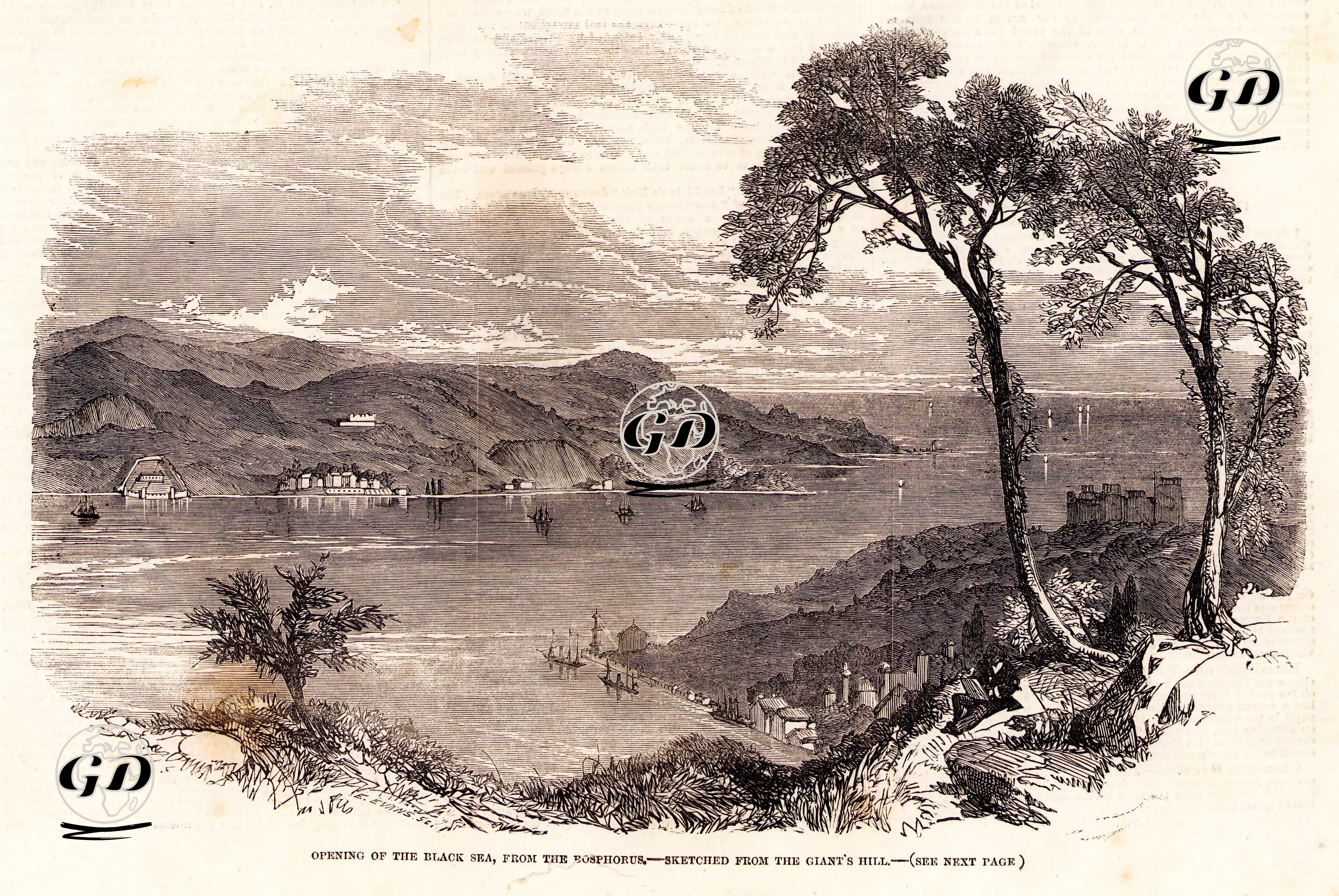 Boğaziçinden Karadenize Çıkış -  - 1853