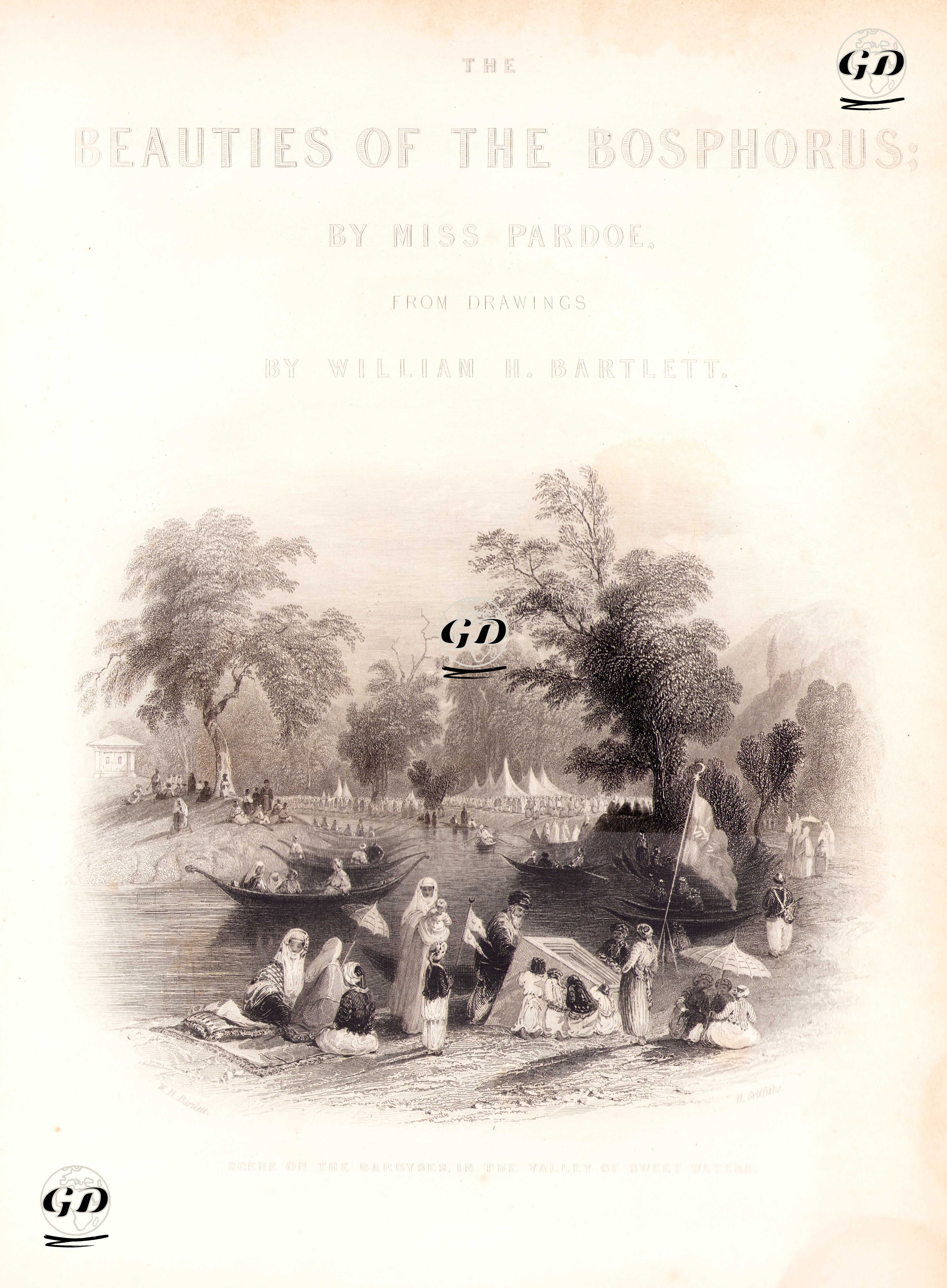 Scene On The Barbyses, in The Valley Of Sweet Waters - William Henry Bartlett (1809-1854) - 1854