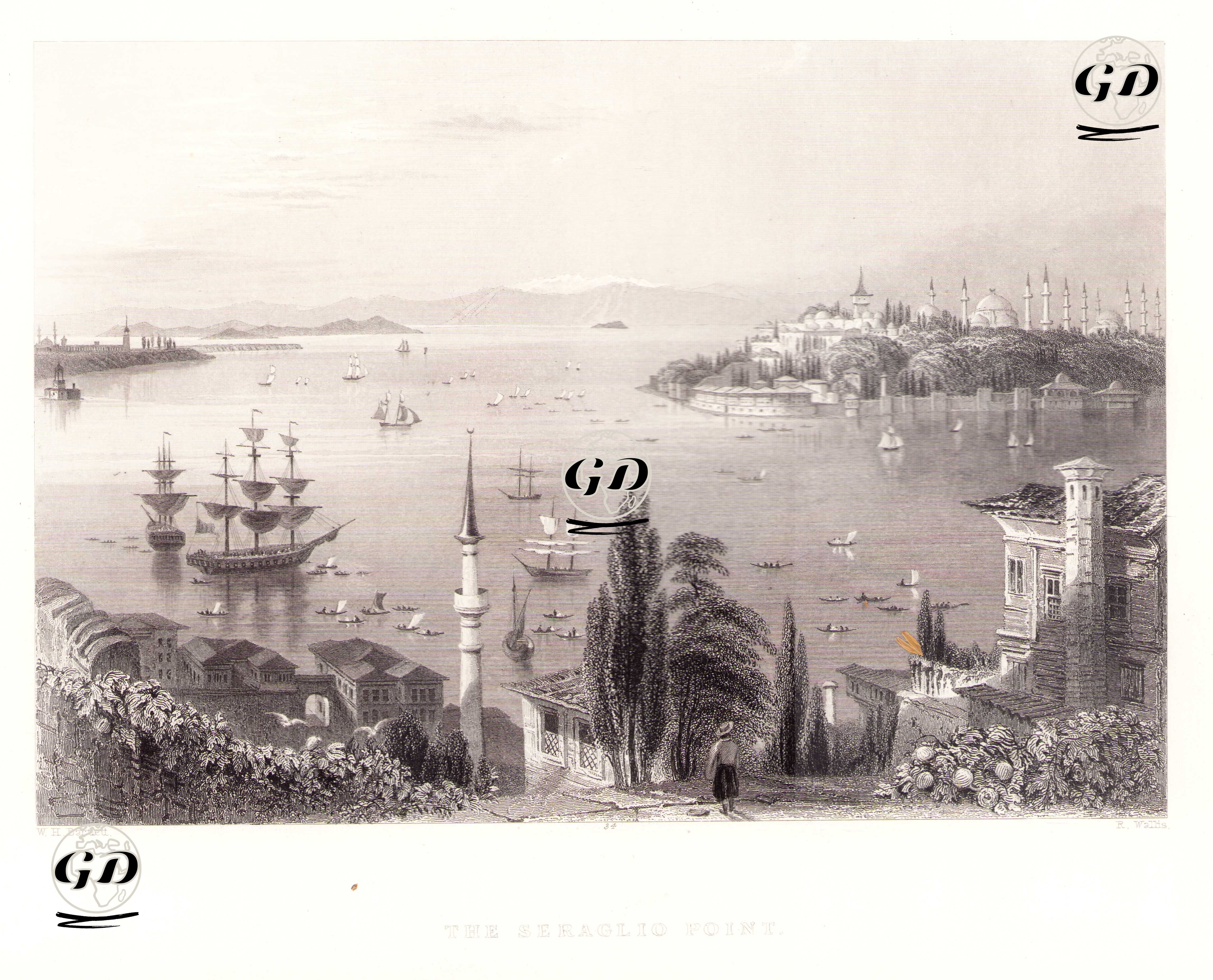 Sarayburnu - William Henry Bartlett (1809-1854) - 1854