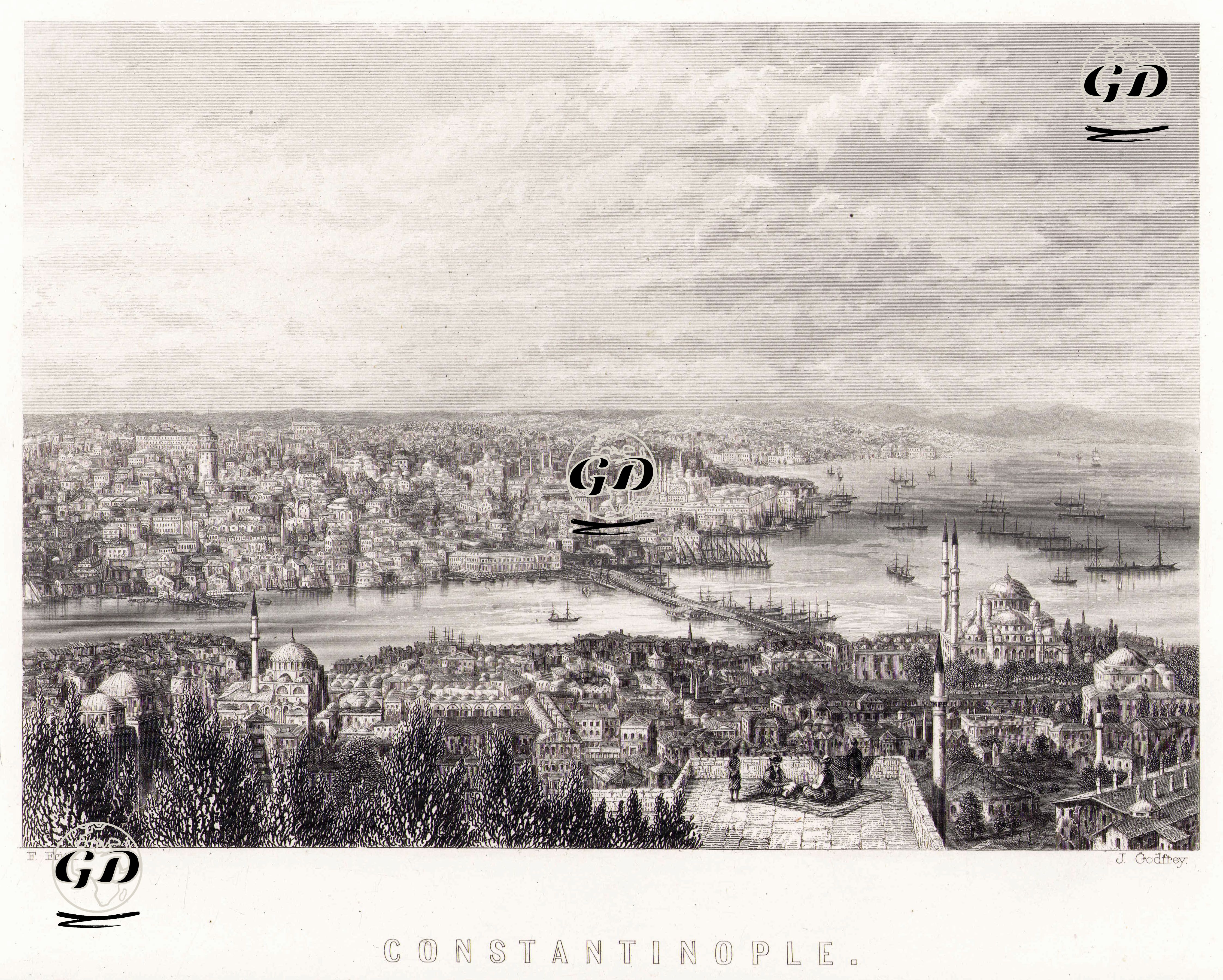 İstanbul - Francis Frith (1822-1898) (Photographer-Fotoğrafçı) - 1870