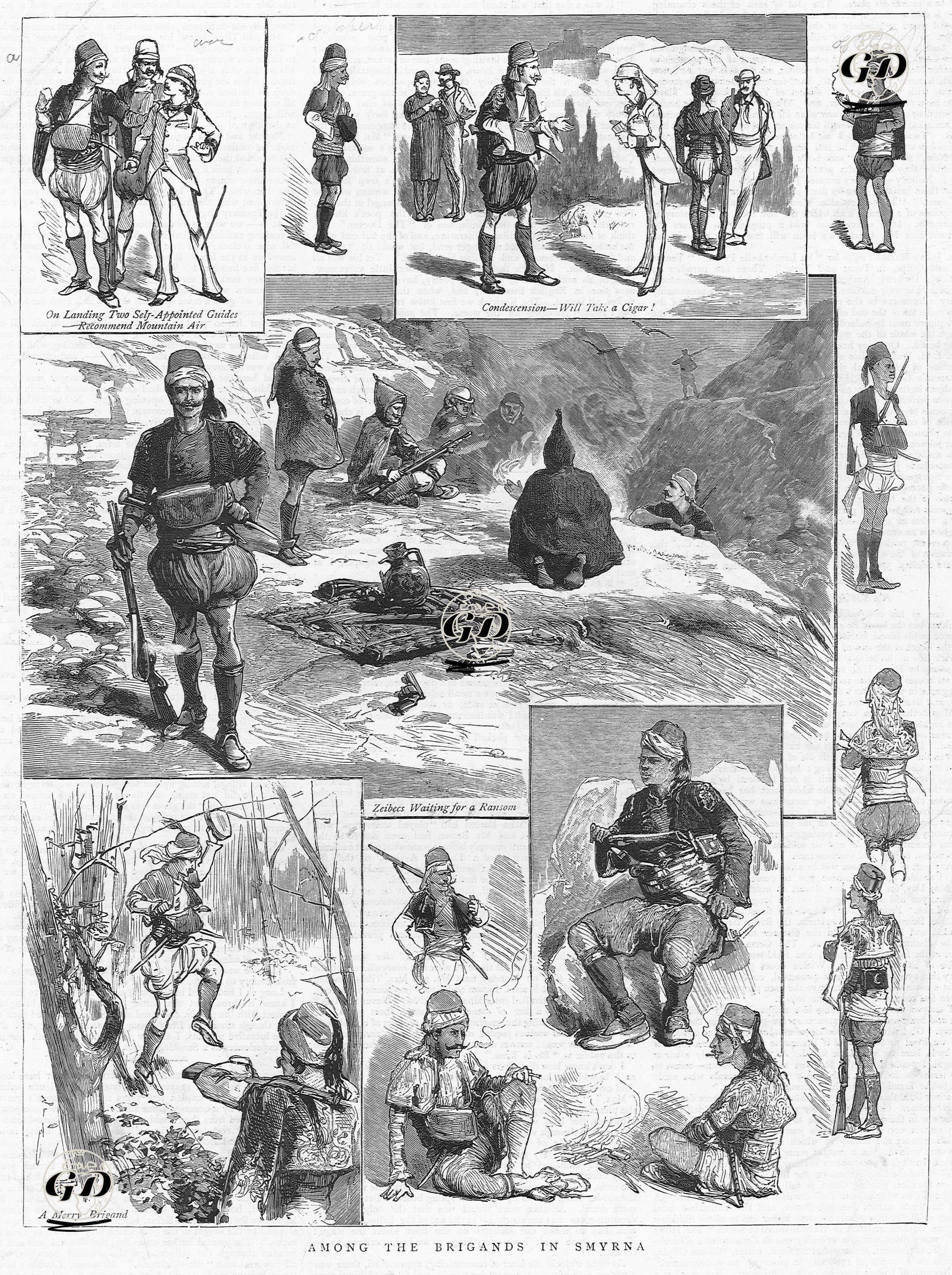 İzmir'in Zeybekleri (Efeleri)  -  - 1884