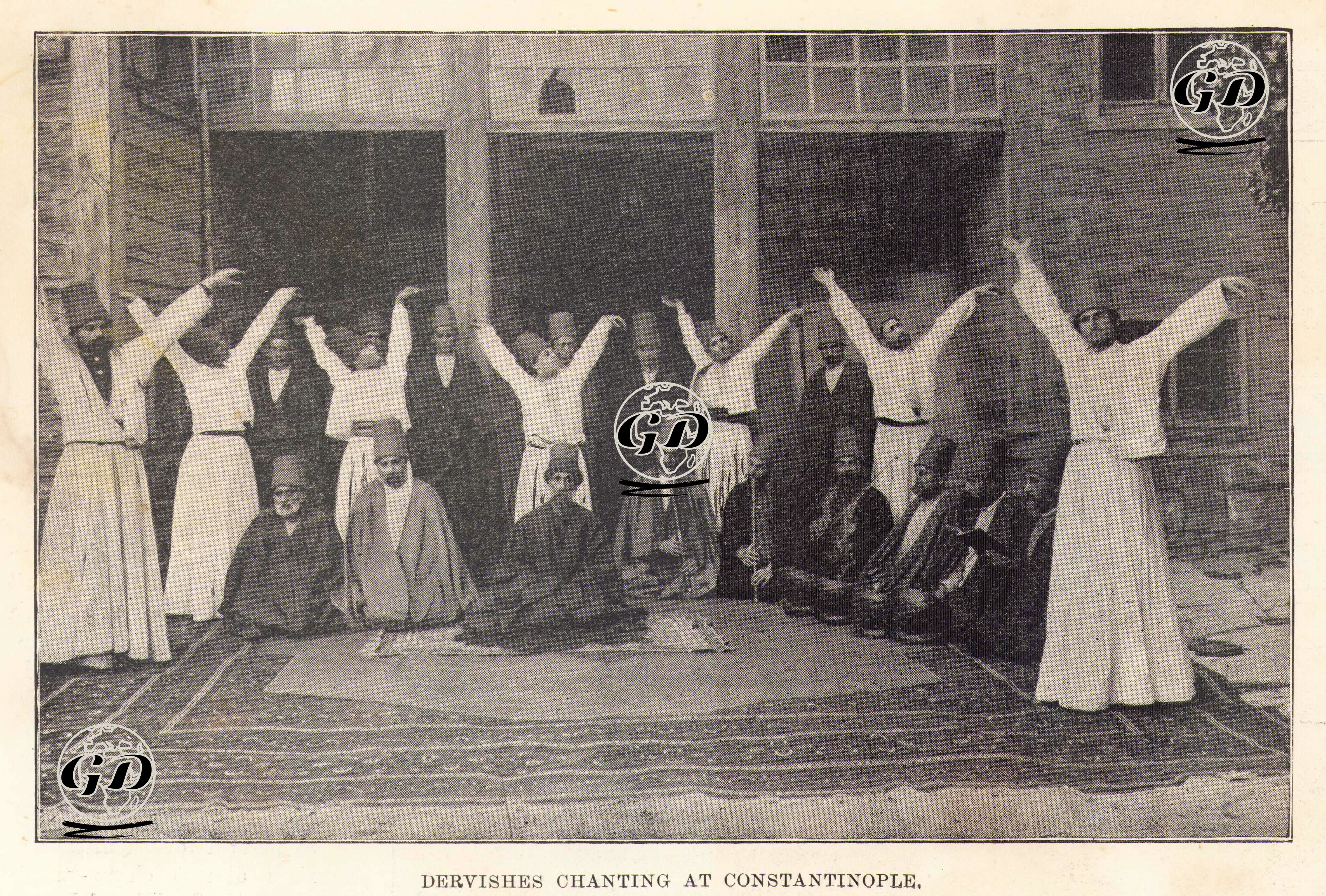 Dervishes Chanting At Constantinople -  - 1895