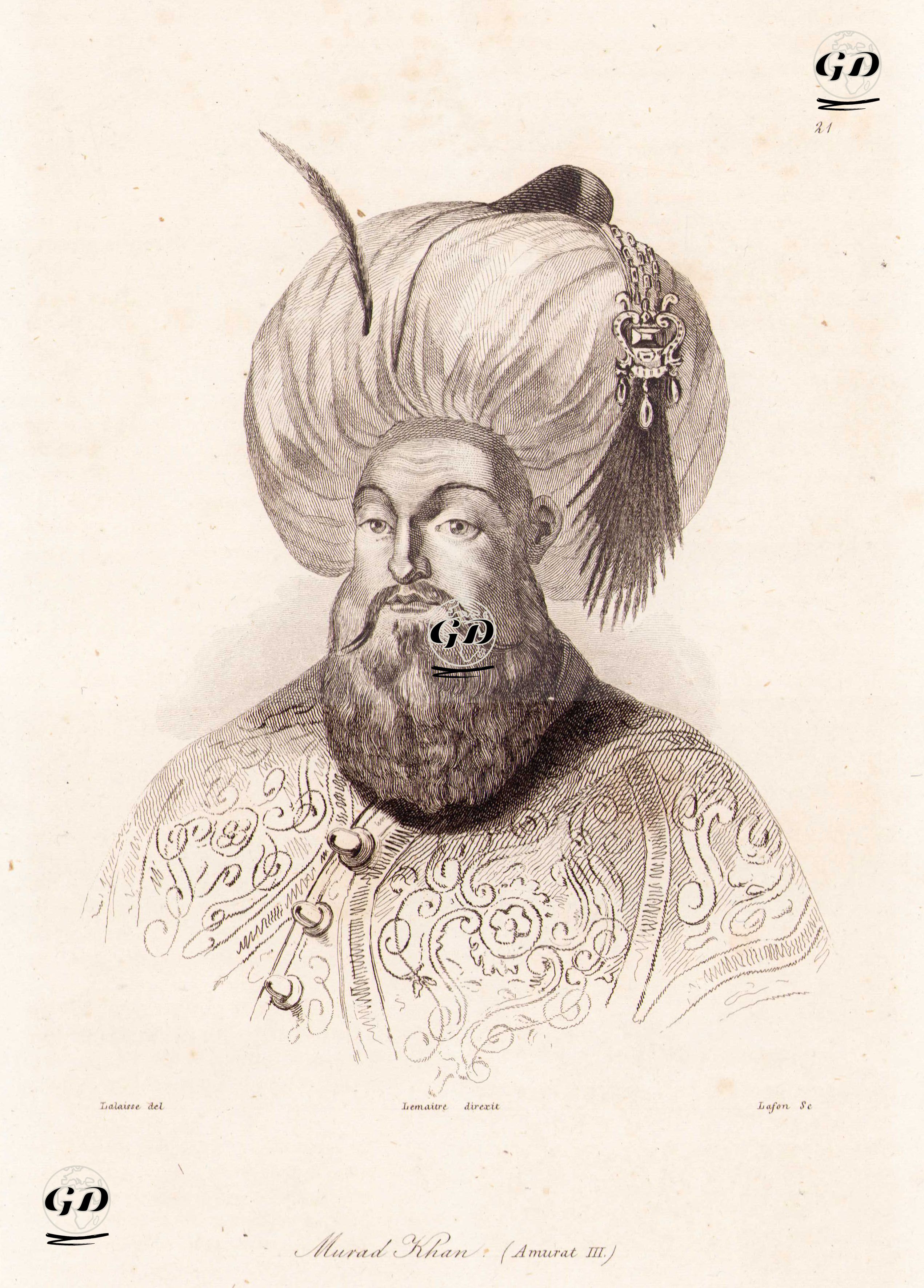 Murad Khan (Amurat III.) - Charles Lalaisse (1811-1863) - 1840