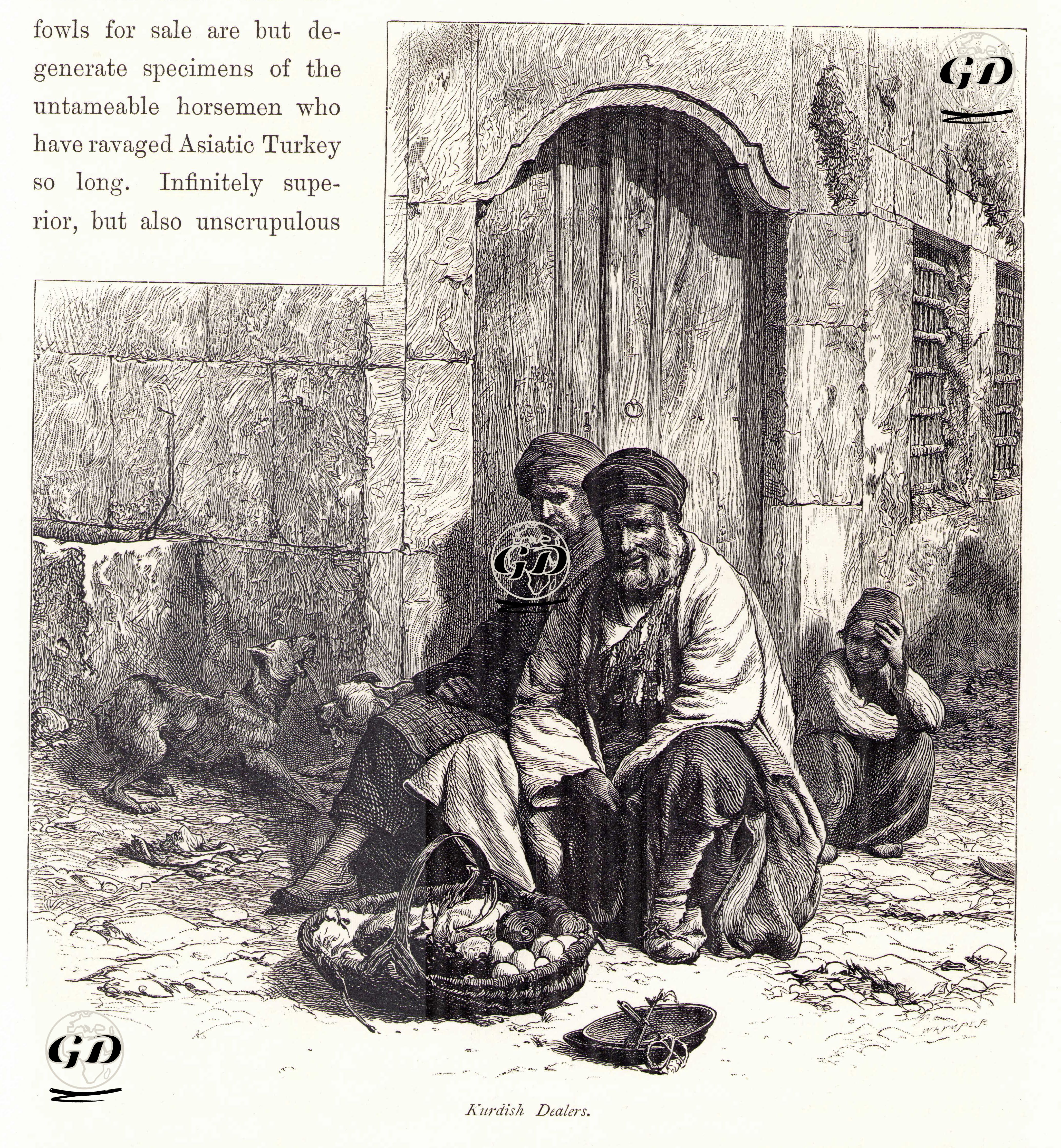 Kürt Sokak Satıcıları -  - 1875