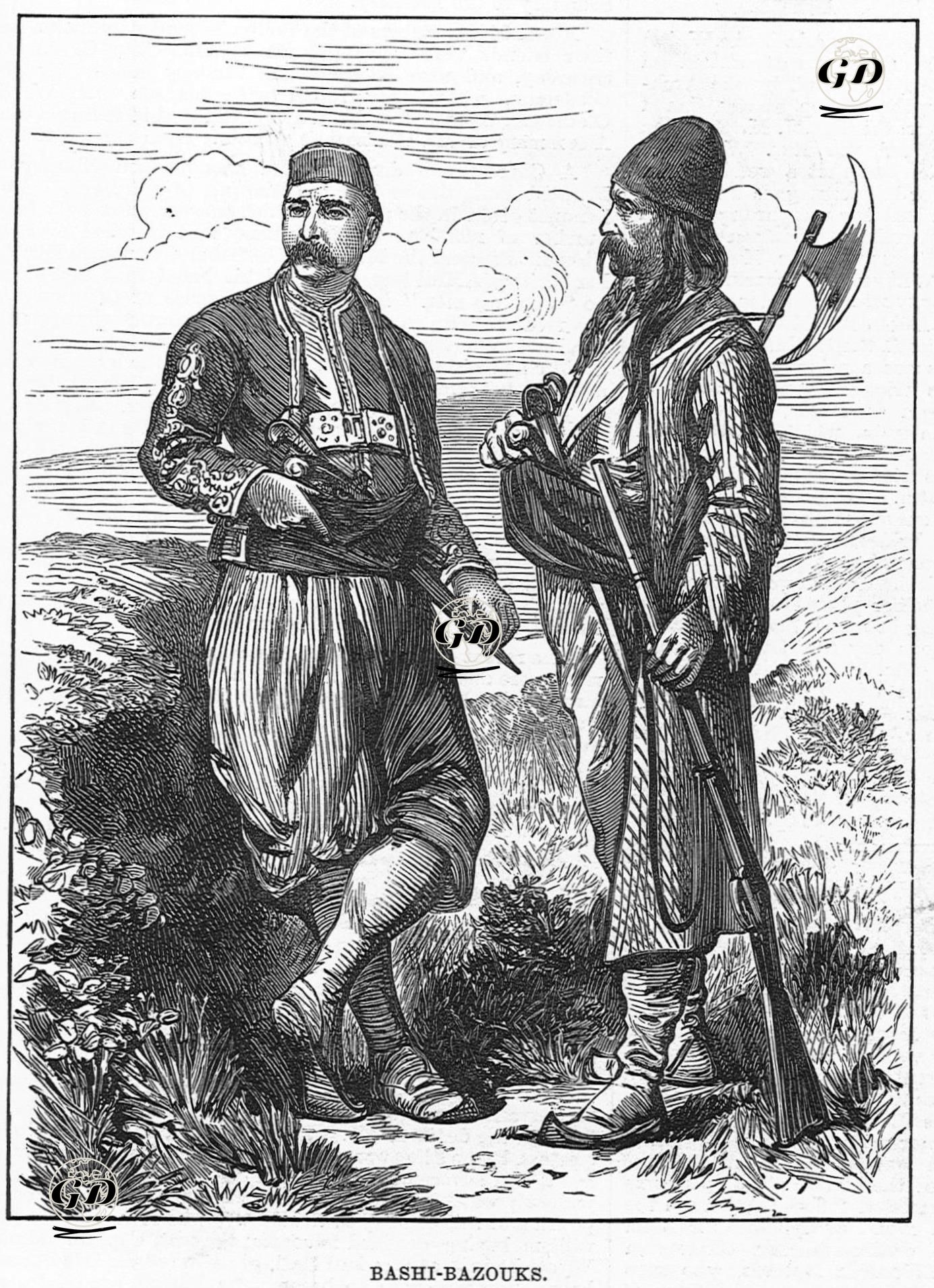1877-1878 Osmanlı-Rus Savaşı (93 Harbi) Sırasında Başıbozuklar -  - 1877