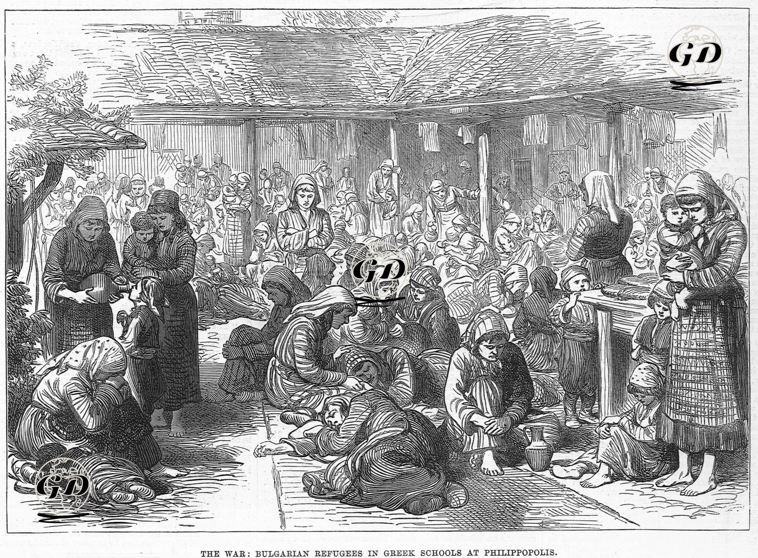 1877-1878 Osmanlı-Rus Savaşı (93 Harbi) Sırasında Filibe'de Yunan Okulunda Bulunan Bulgar Göçmeler  -  - 1877
