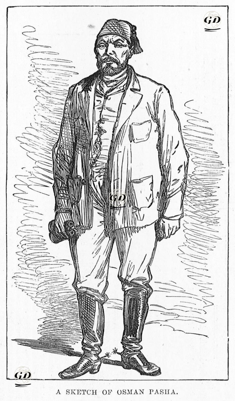 1877-1878 Osmanlı-Rus Savaşı (93 Harbi) Sırasında Gazi Osman Paşa  -  - 1877