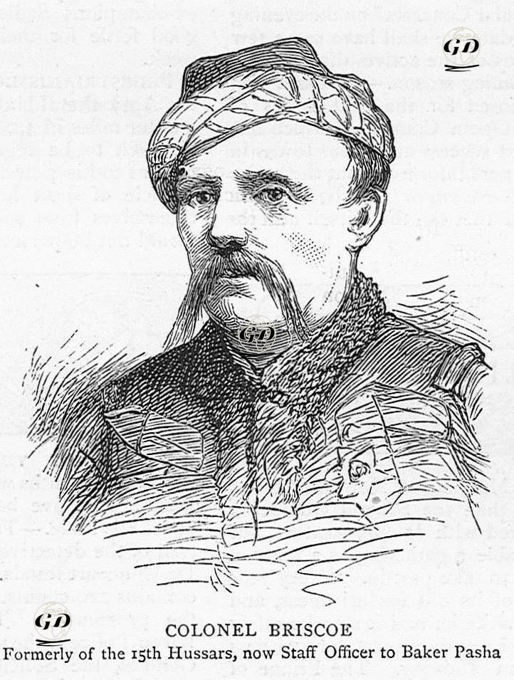 1877-1878 Osmanlı-Rus Savaşı (93 Harbi) Sırasında Lom'da Baker Paşa'nın Subaylarından Albay Brisco -  - 1877