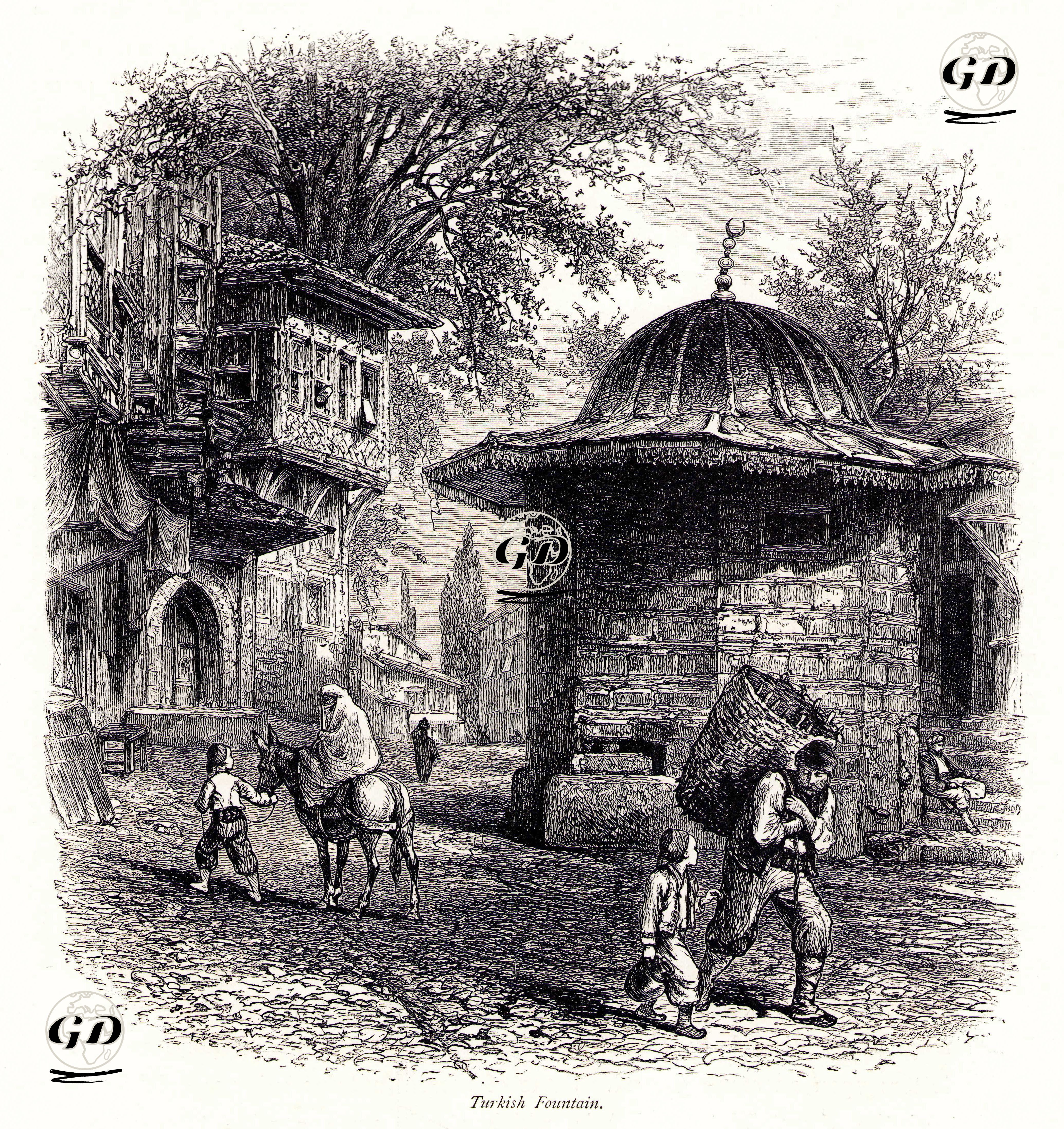 Turkish Fountain  -  - 1875