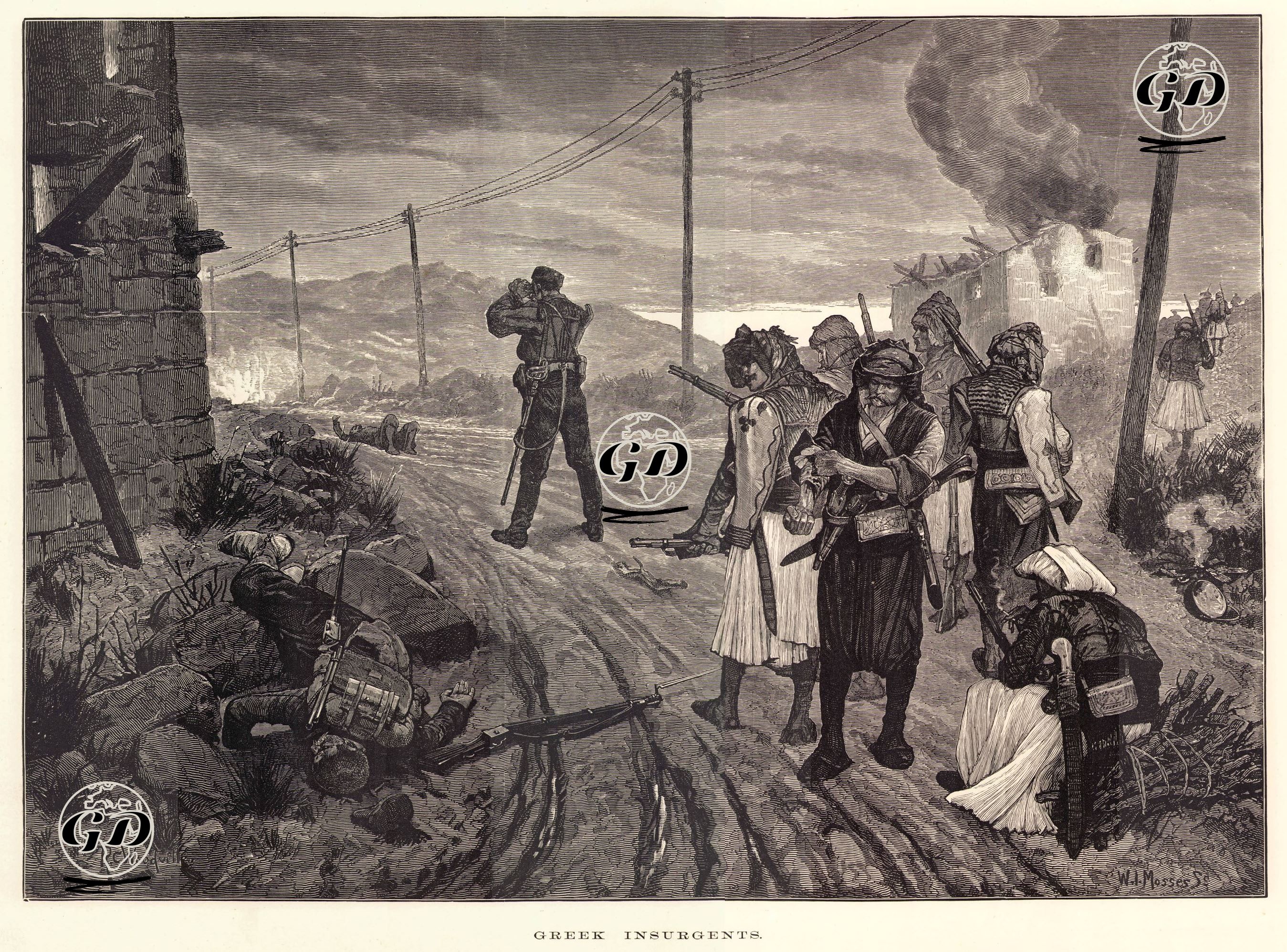 1877-1878 Osmanlı-Rus Savaşı (93 Harbi) Sırasında Yunan İsyancılar -  - 1878