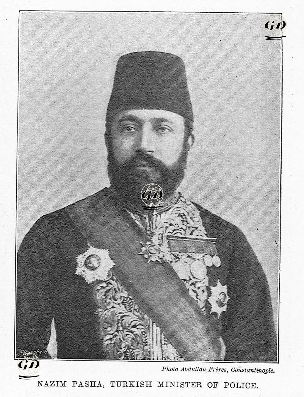 Zaptiye Nazırı Hüseyin Nazım Paşa -  - 1895