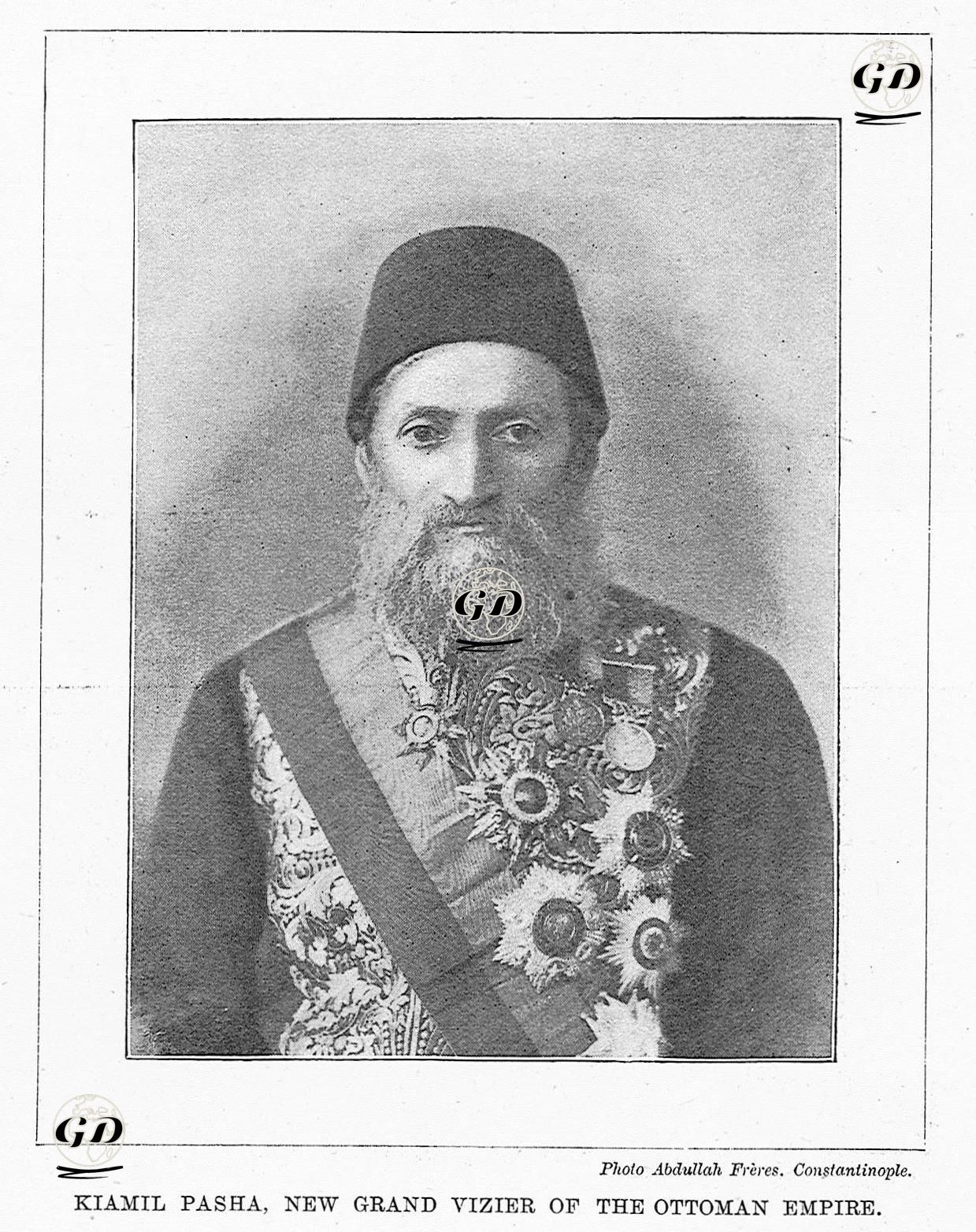 Kiamil Pasha, New Grand Vizier Of The Ottoman Empire -  - 1895