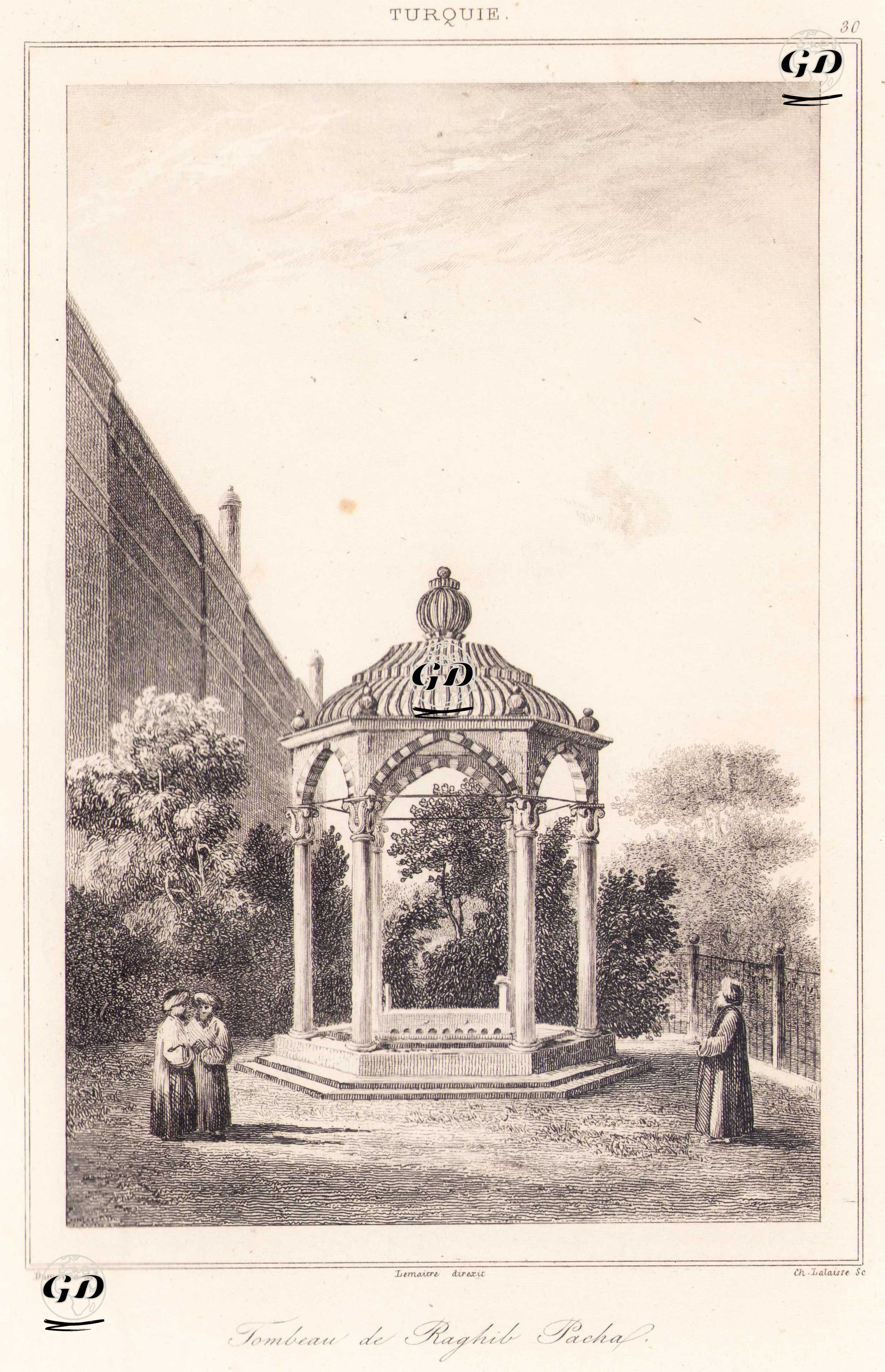 Koca Mehmed Ragıp Paşa Türbesi - Paul Dumouza (1812-….) - 1845