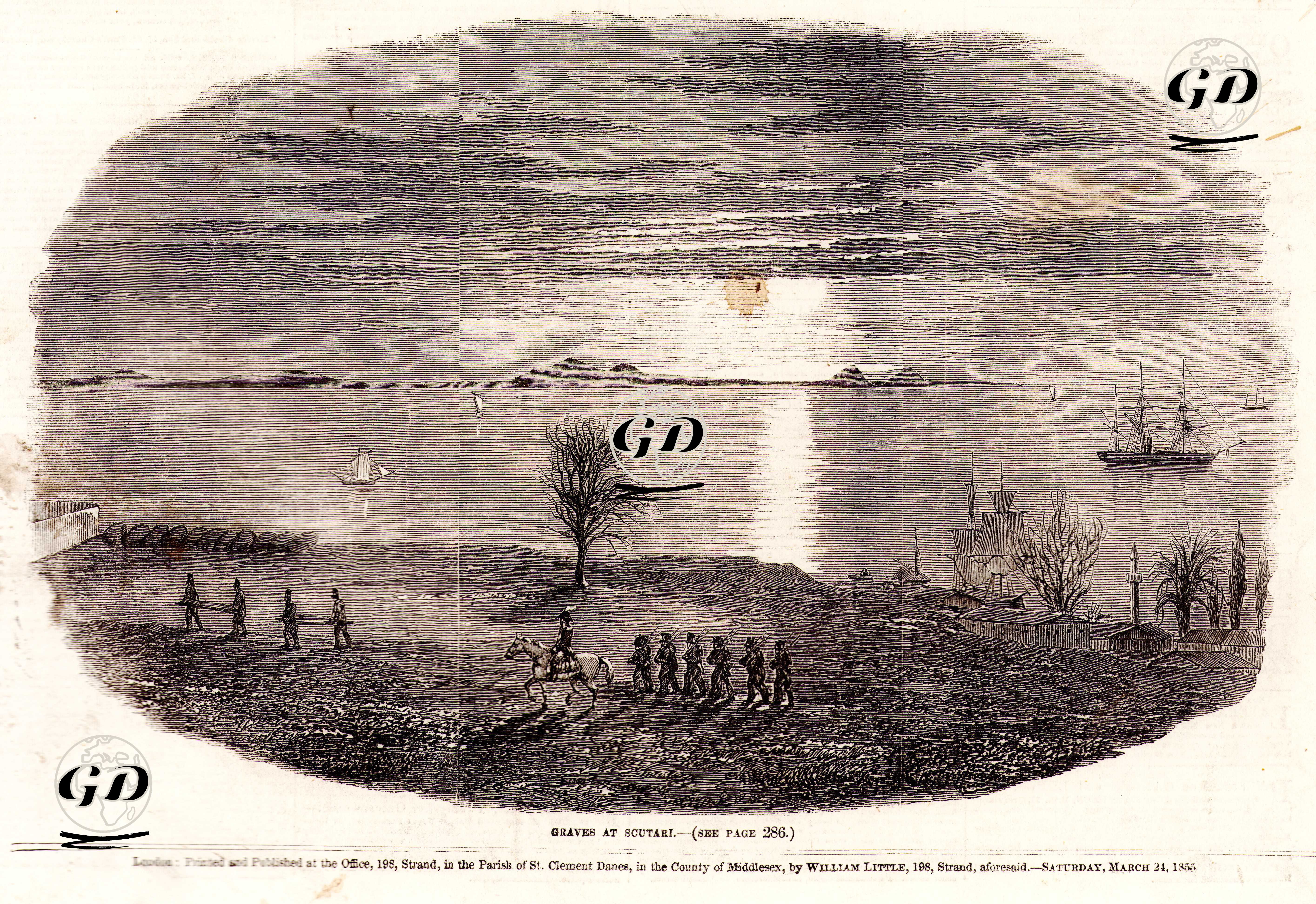 Graves At Scutari -  - 1855
