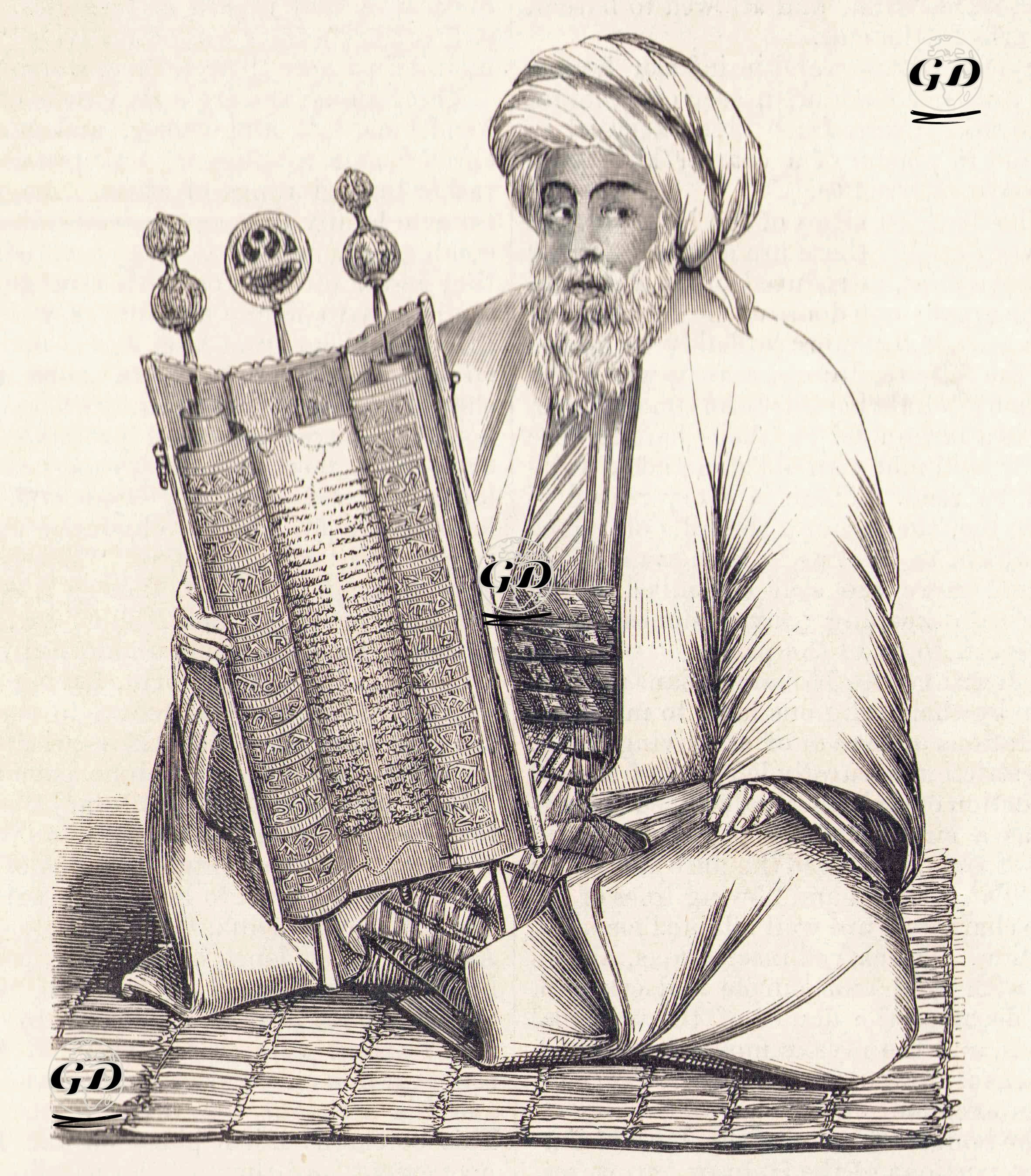 Man Reading The Quran -  - 1868