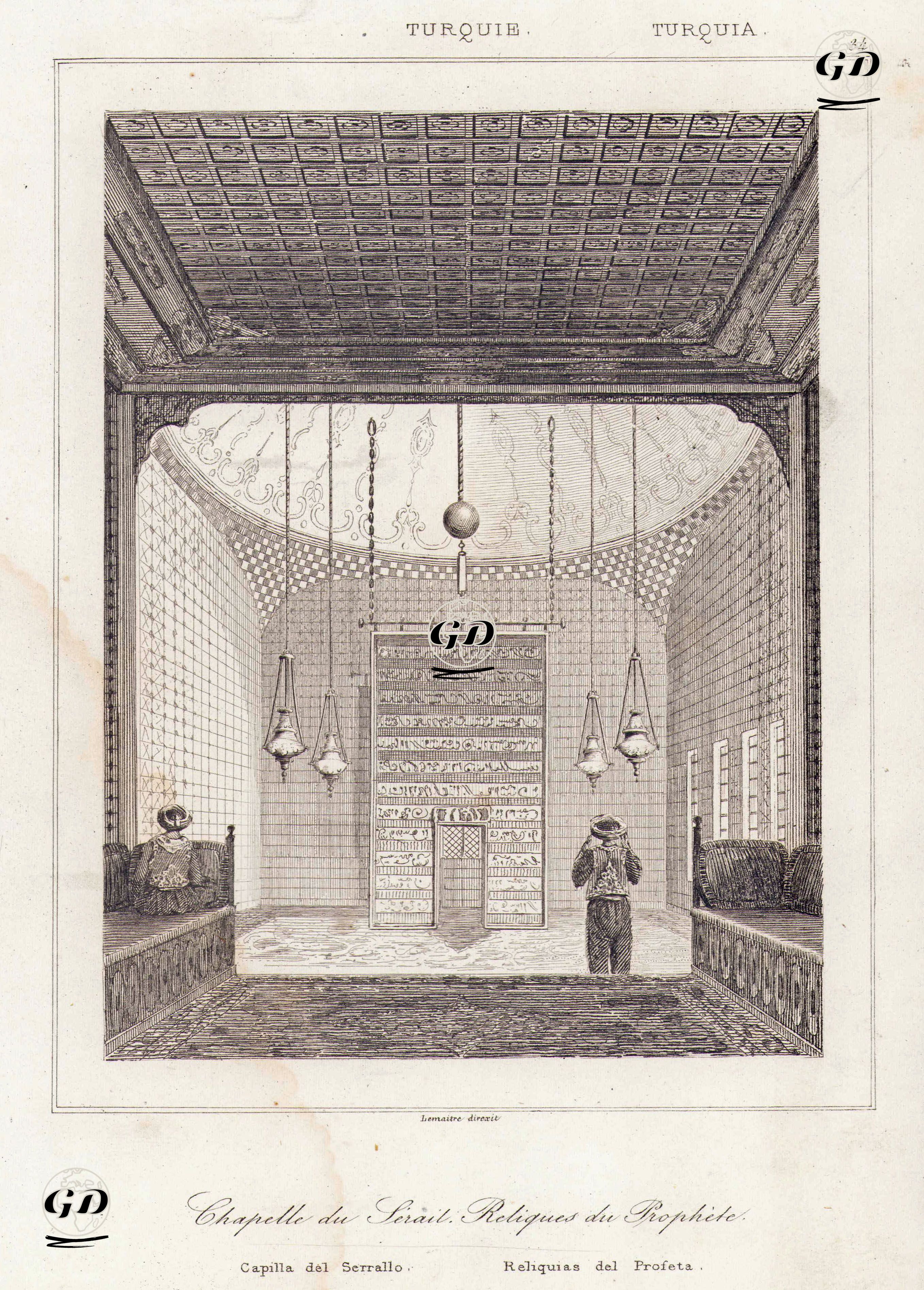 Topkapı Sarayında Hırka-i Saadet Dairesi ve Kutsal Emanetler -  - 1847