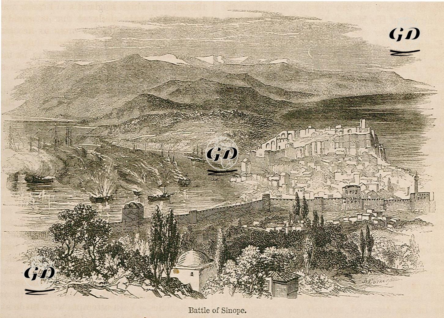 1853-1856 Osmanlı-Rus Savaşı (Kırım Savaşı) Sırasında 30 Kasım 1853 Tarihinde Gerçekleşen Sinop Baskını -  - 1856