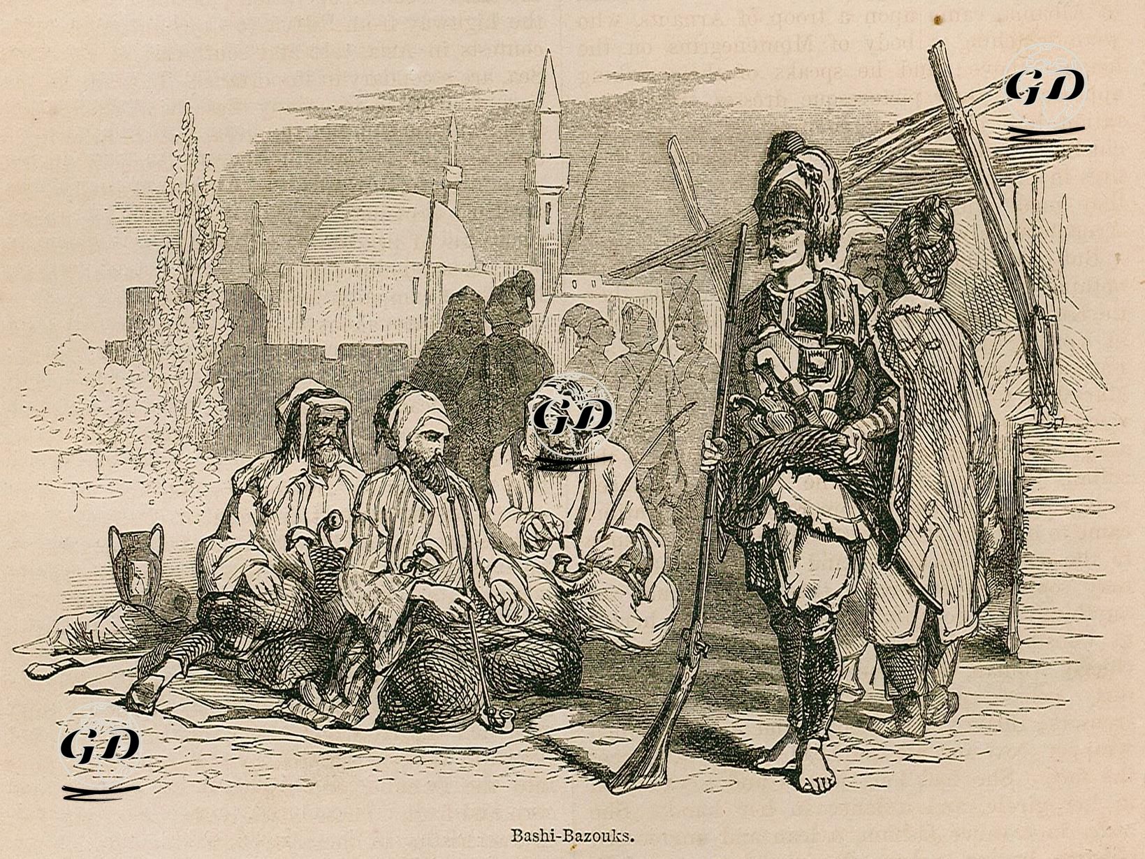 1853-1856 Osmanlı-Rus Savaşı (Kırım Savaşı) Sırasında Başıbozuklar -  - 1856