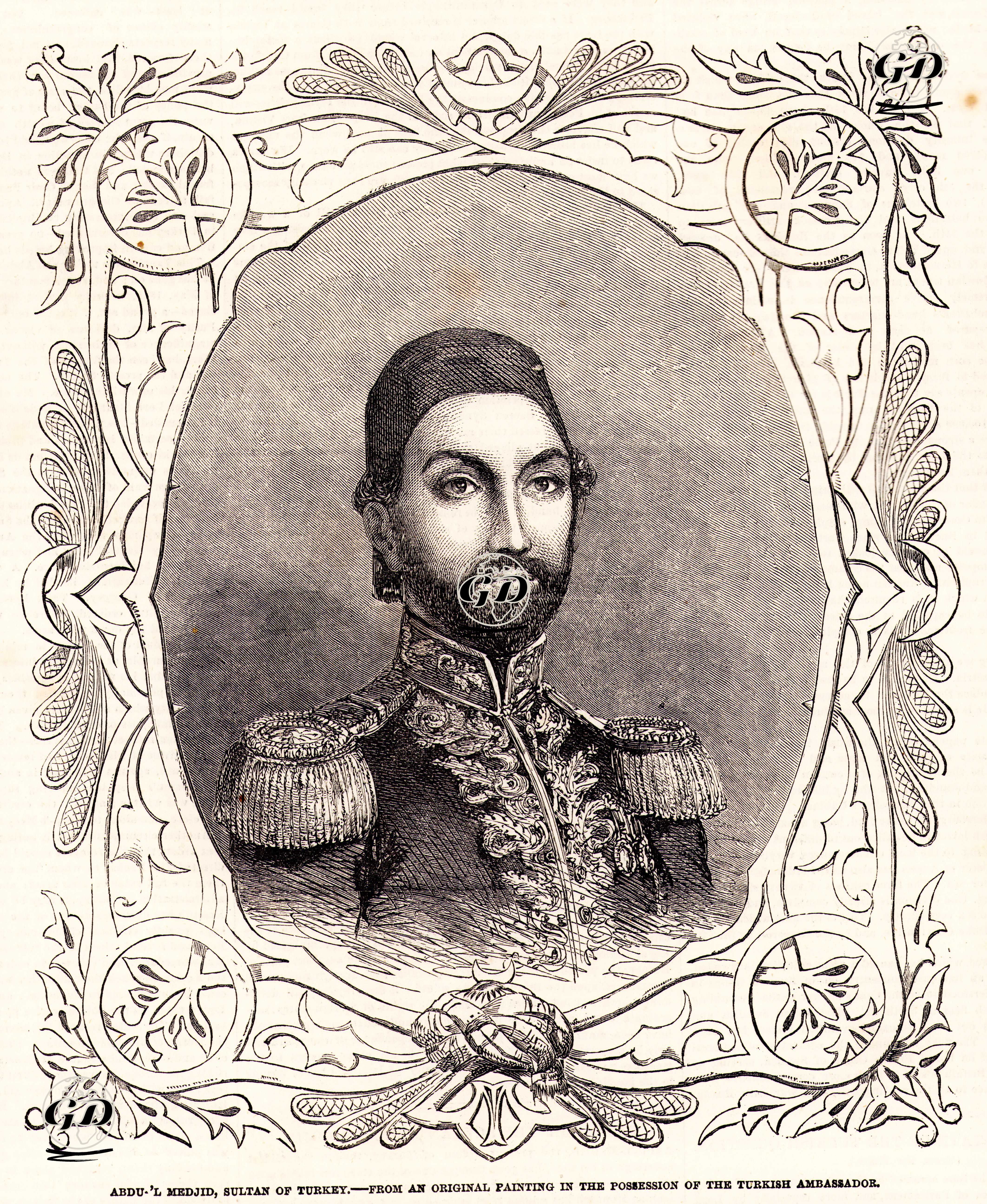 Padişah Abdülmecid -  - 1853