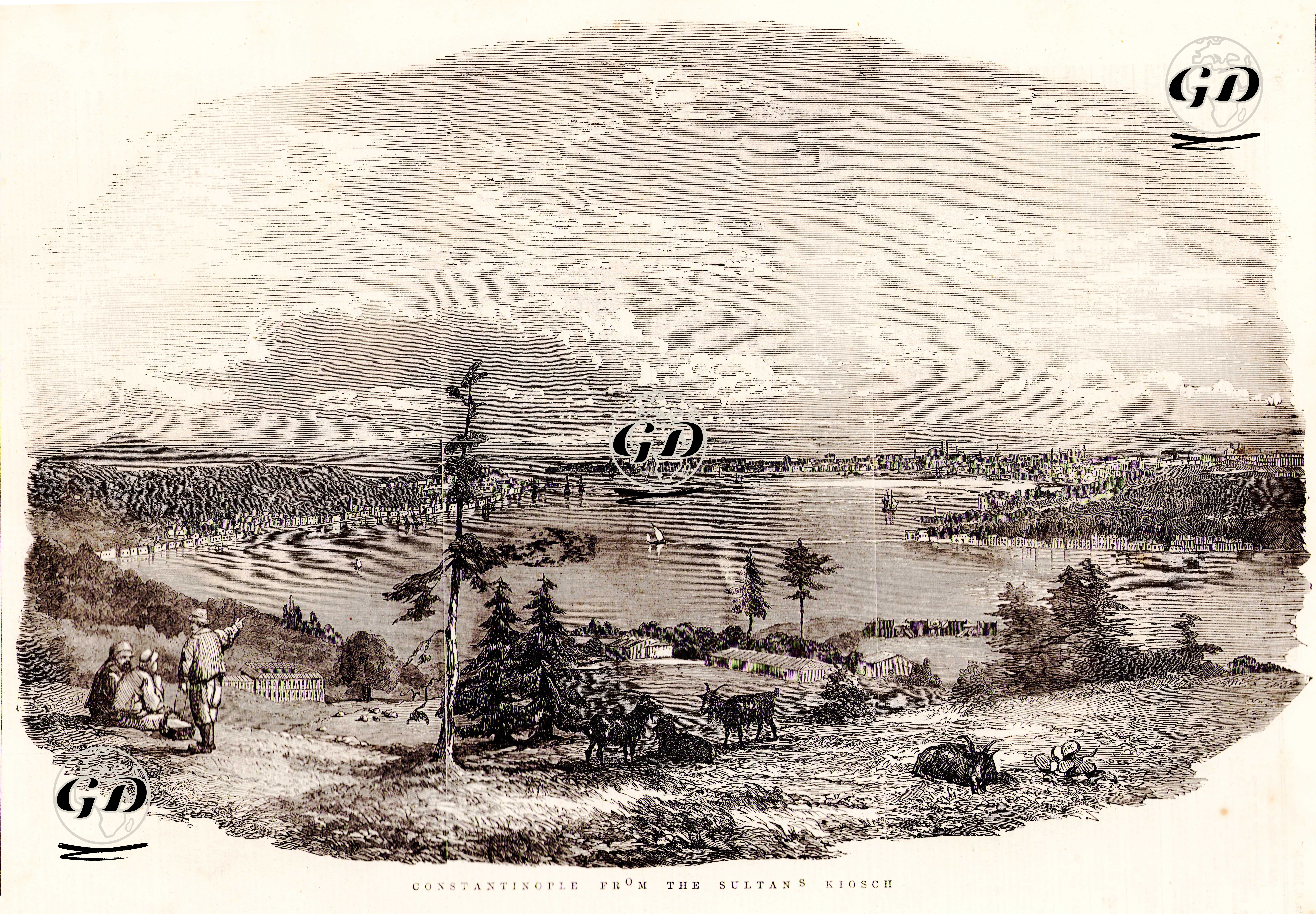 Sultanın Köşkünden İstanbul -  - 1853