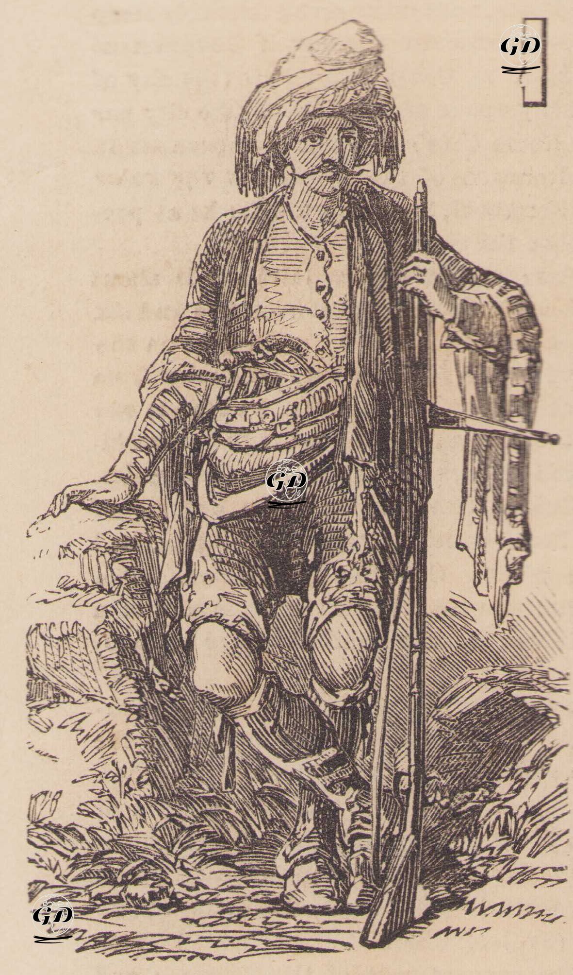 1853-1856 Osmanlı-Rus Savaşı (Kırım Savaşı) Sırasında Başıbozuk -  - 1853