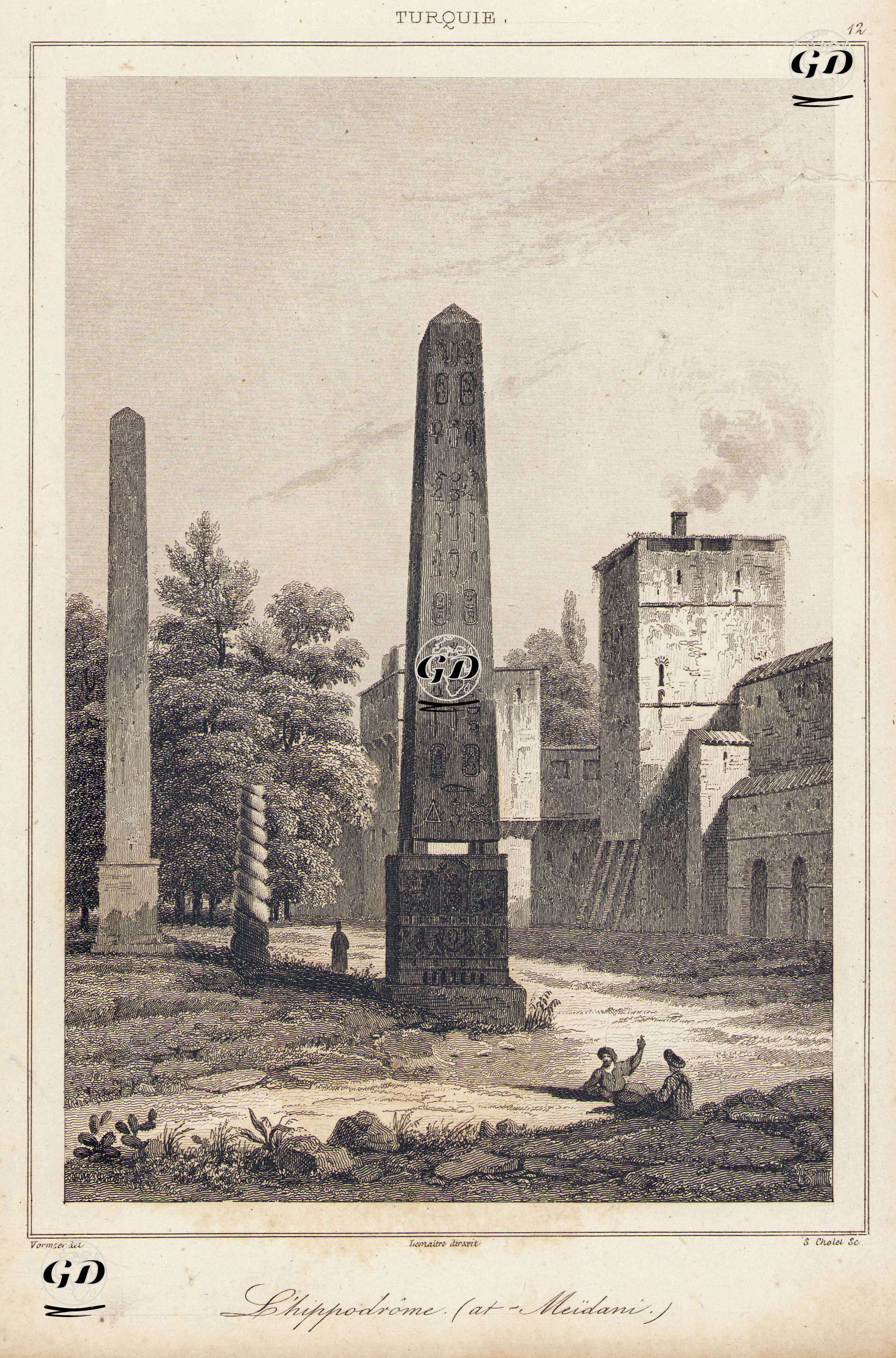 Sultanahmet Meydanı (At Meydanı) - Vormser - 1840