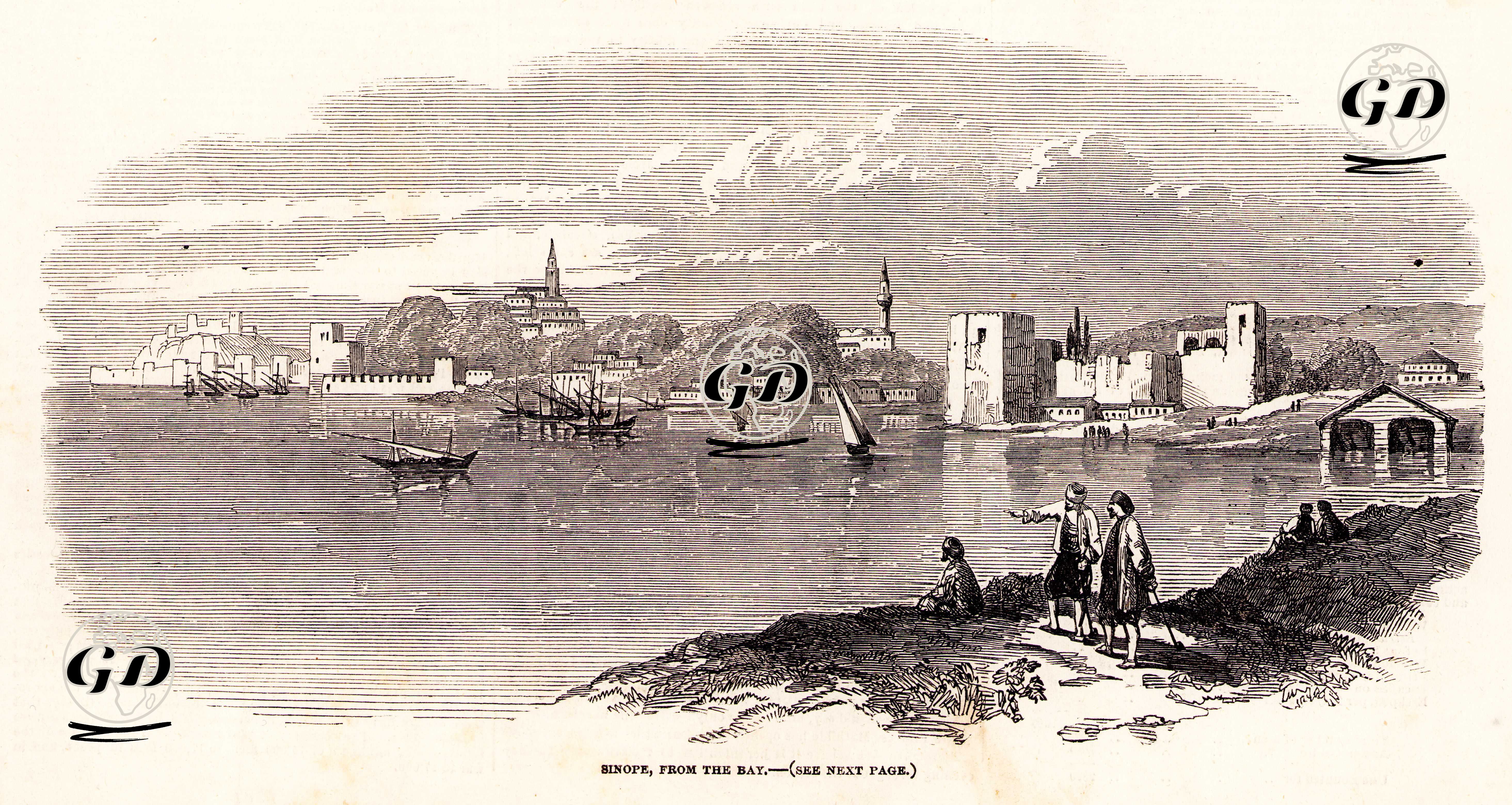 Körfezden Sinop -  - 1853