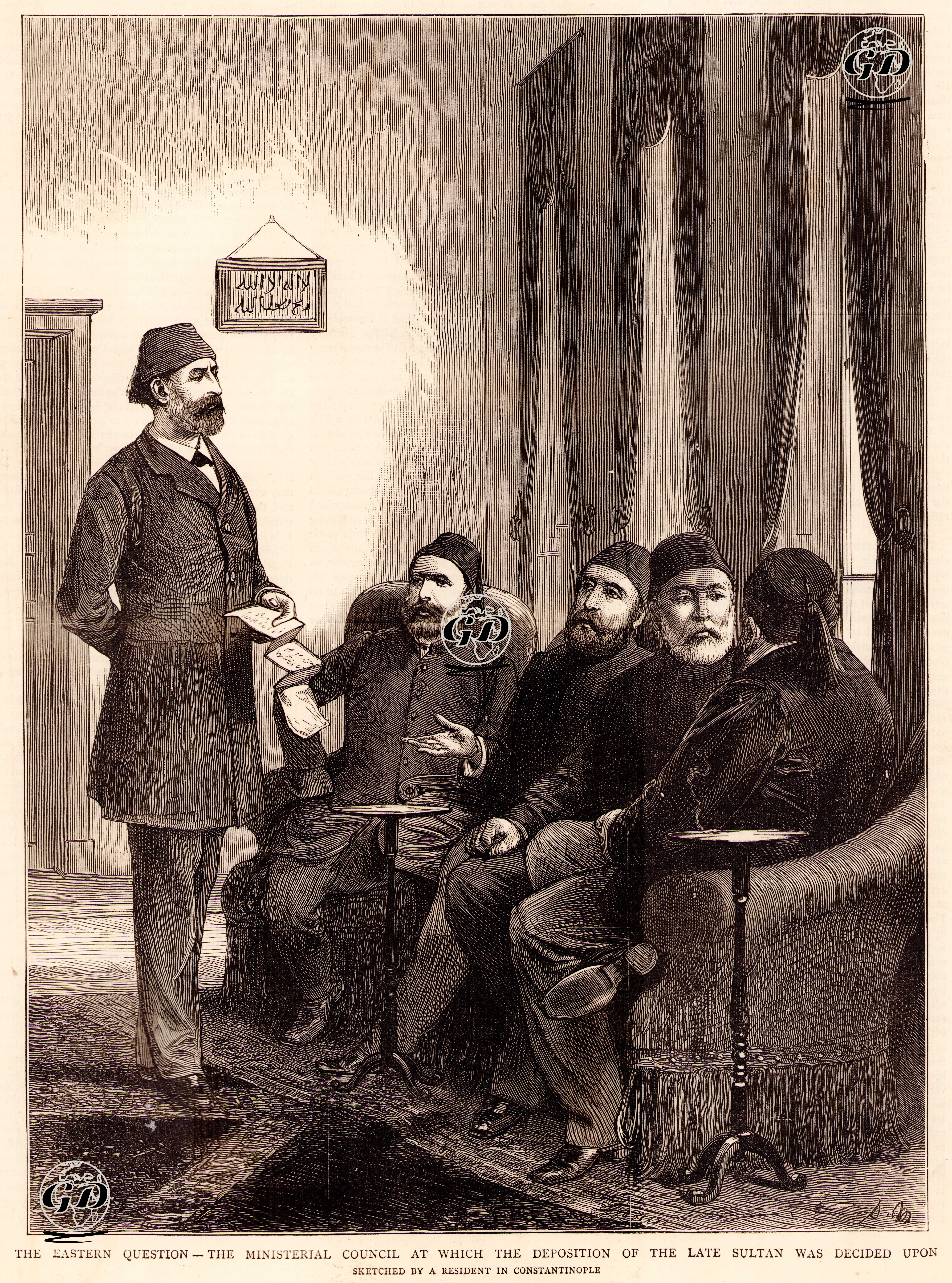 The Eastern Question-The Ministerial Council At Which The Deposition Of The Late Sultan Was Decided Upon -  - 1876