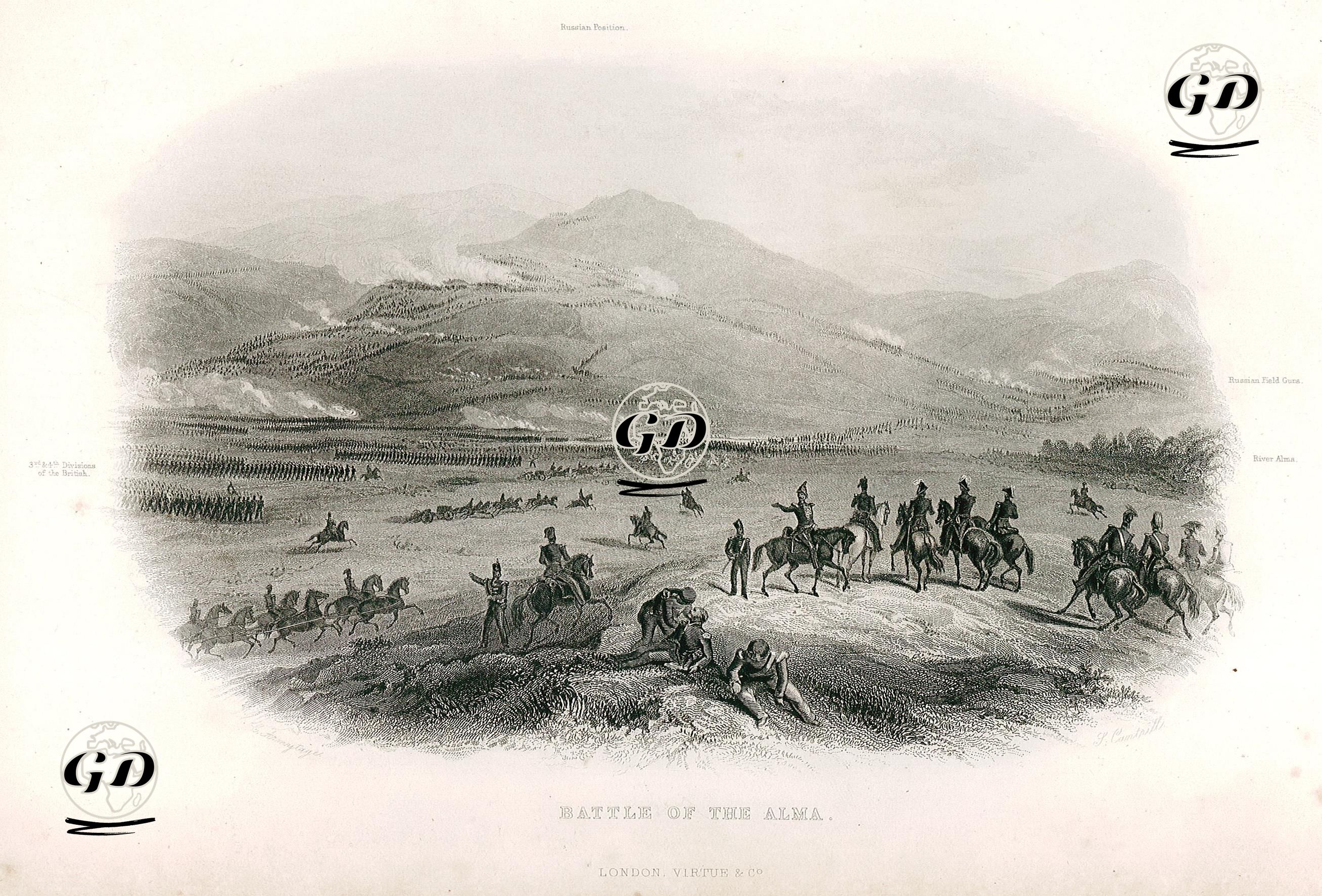 Battle Of The Alma - James Charles Armytage ( ….-1897) - 1859