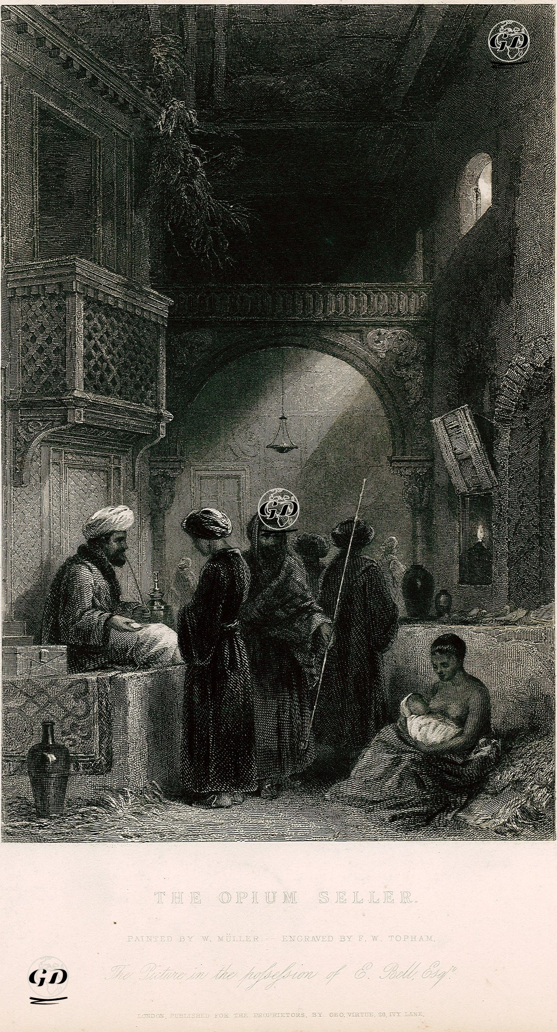 The Opium Seller  - William James Müller(1812-1845) - 1846