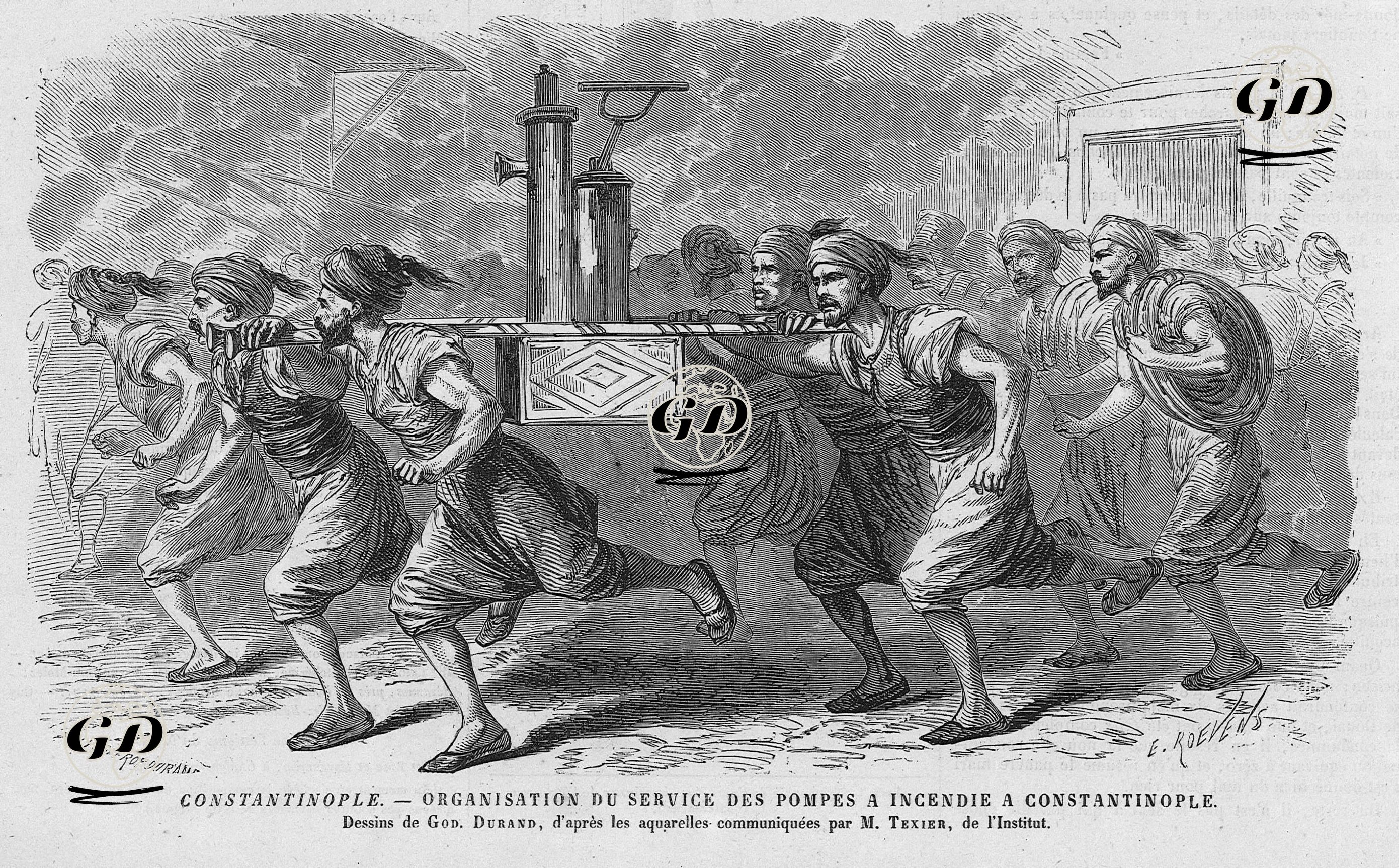 İstanbul'da Tulumbacılar Ocağı -  - 1868