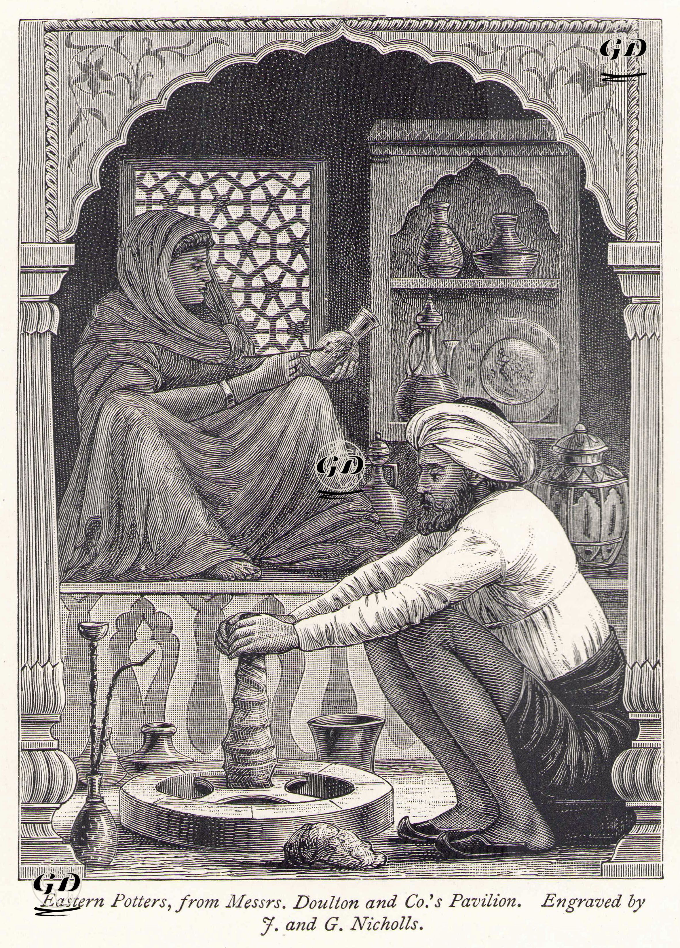 Doğulu Çömlek Ustası -  - 1884