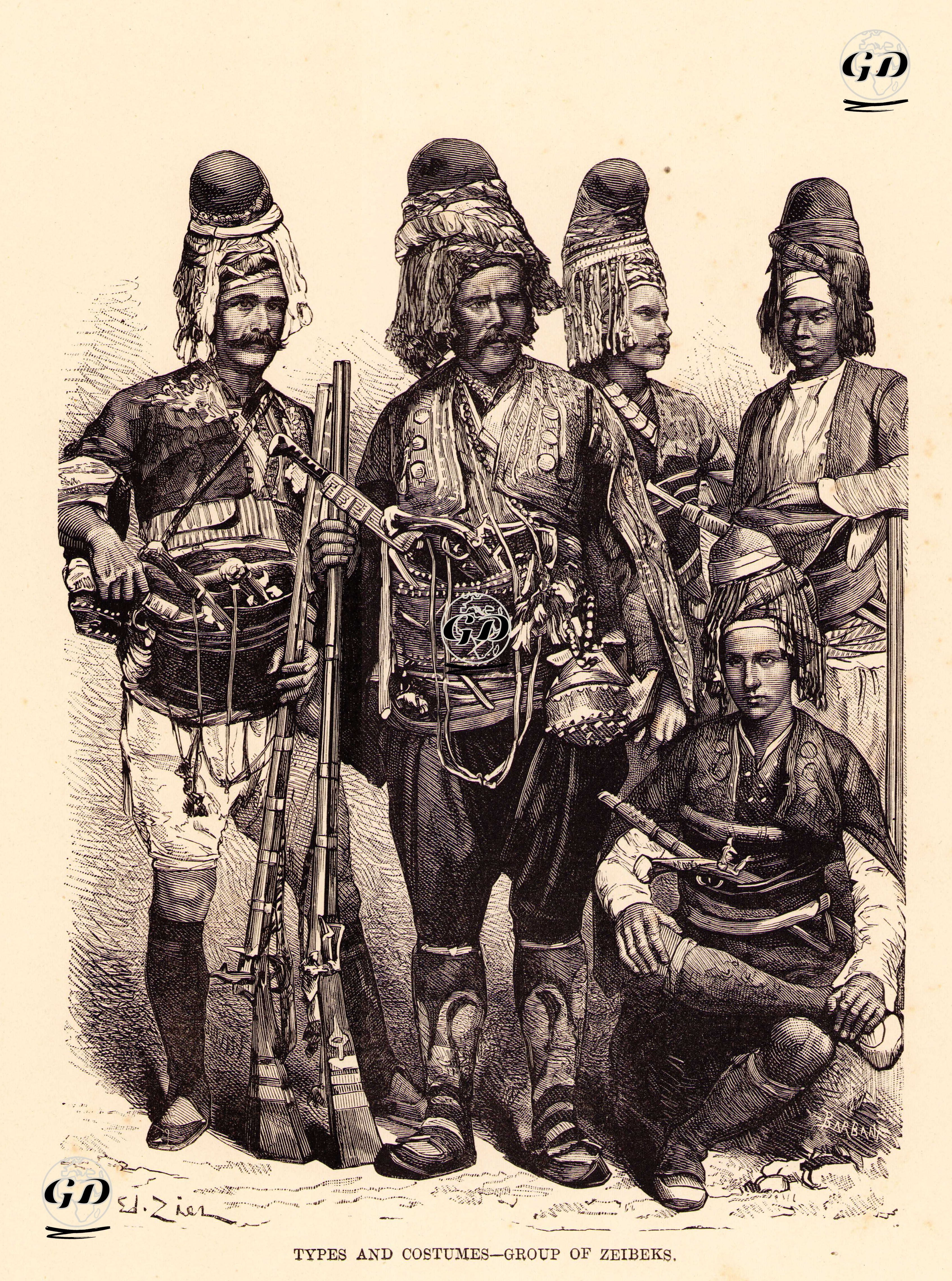 Zeybekler ve Kıyafetleri -  - 1890