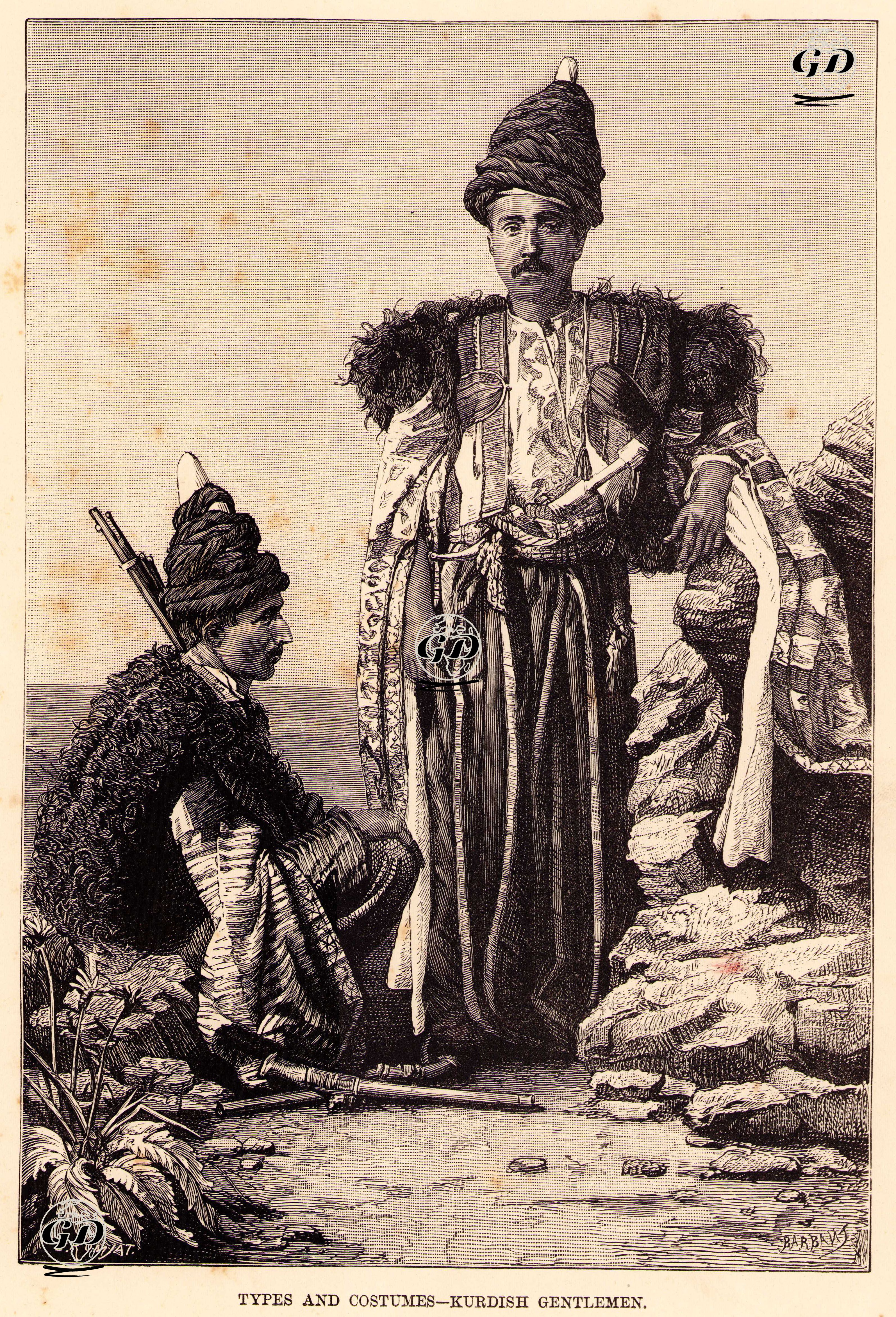 Kürt Erkekleri Ve Kıyafetleri -  - 1885