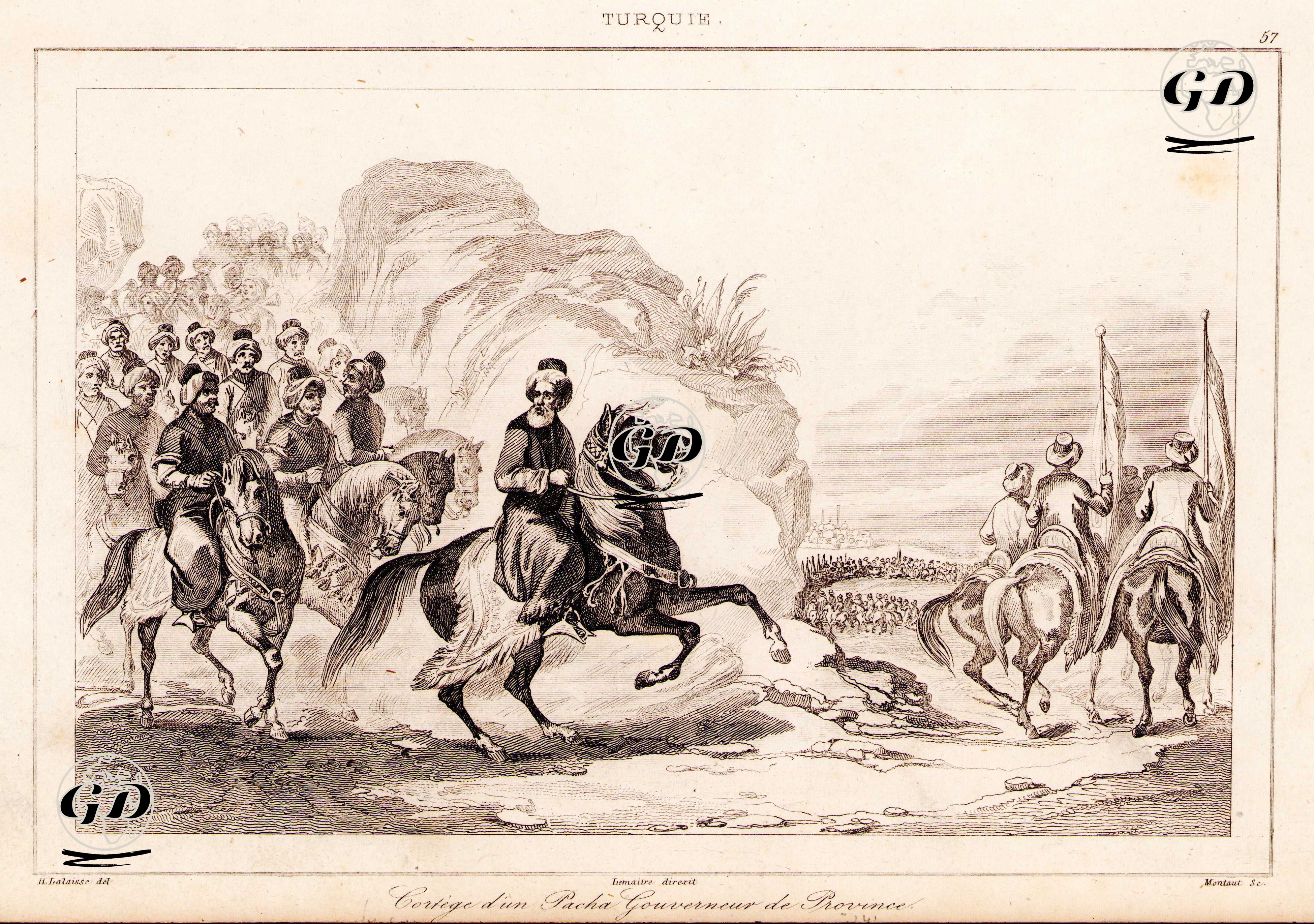 Bölge Valisi Paşanın Ordusu - Charles Lalaisse (1811-1863) - 1847