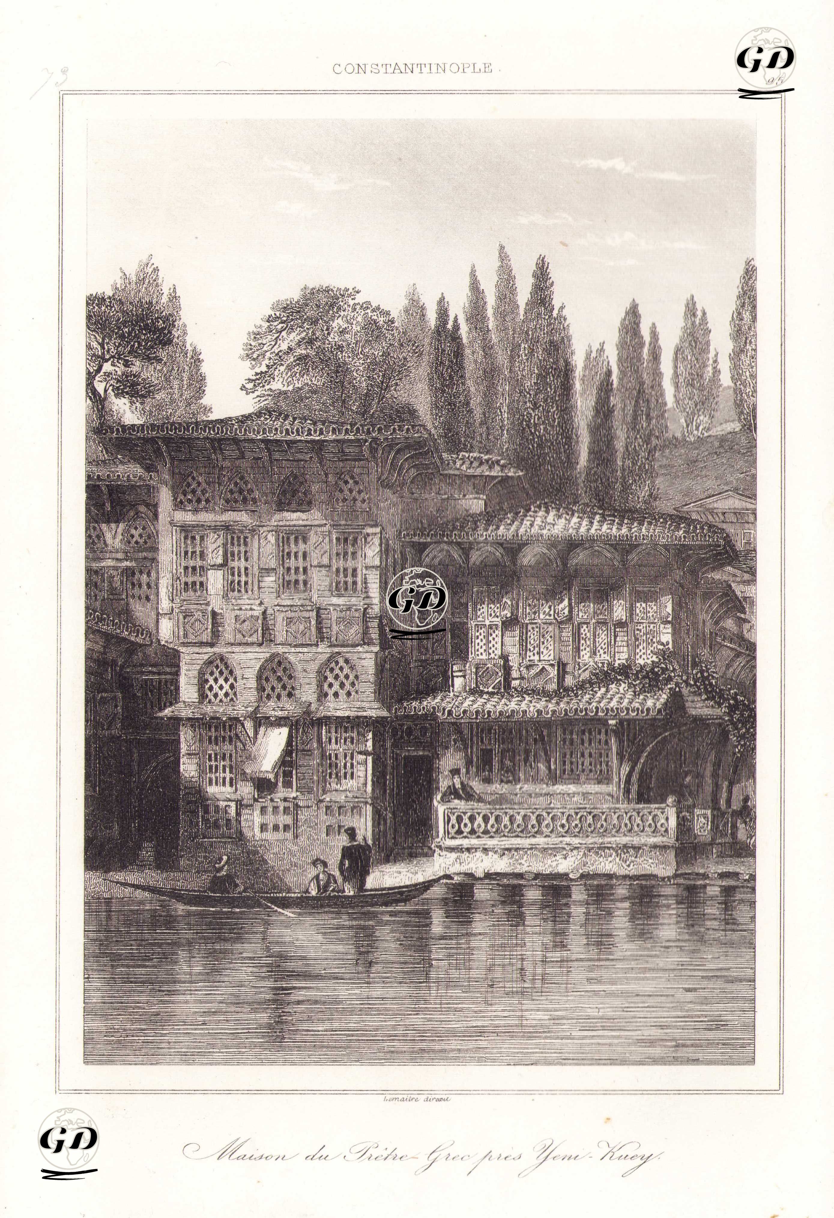 Maison du Pretze Grec Pres Yeni Kuey (Istanbul) -  - 1840