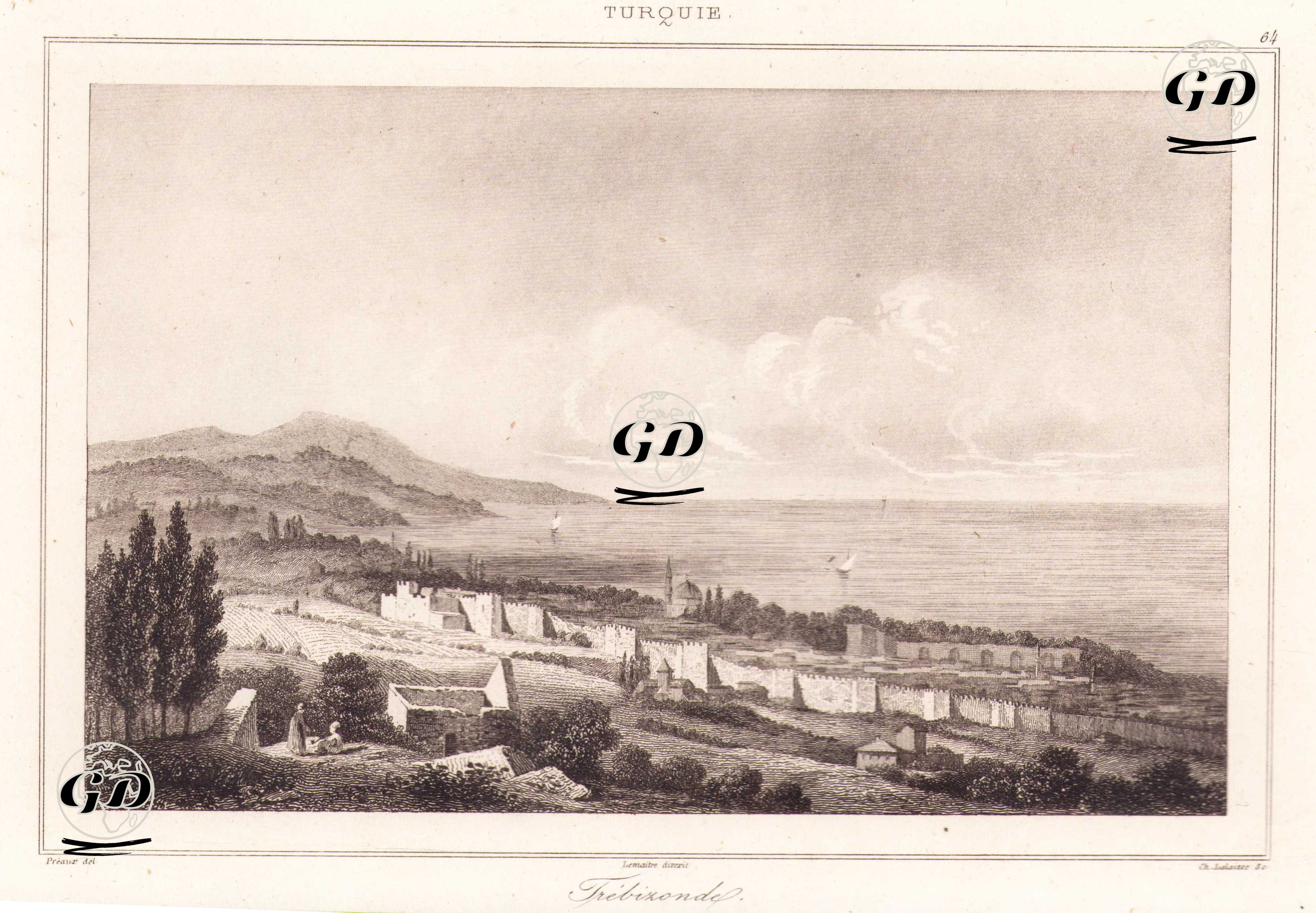 Trabzon - Michel François Preaulx (1787-1828) - 1840