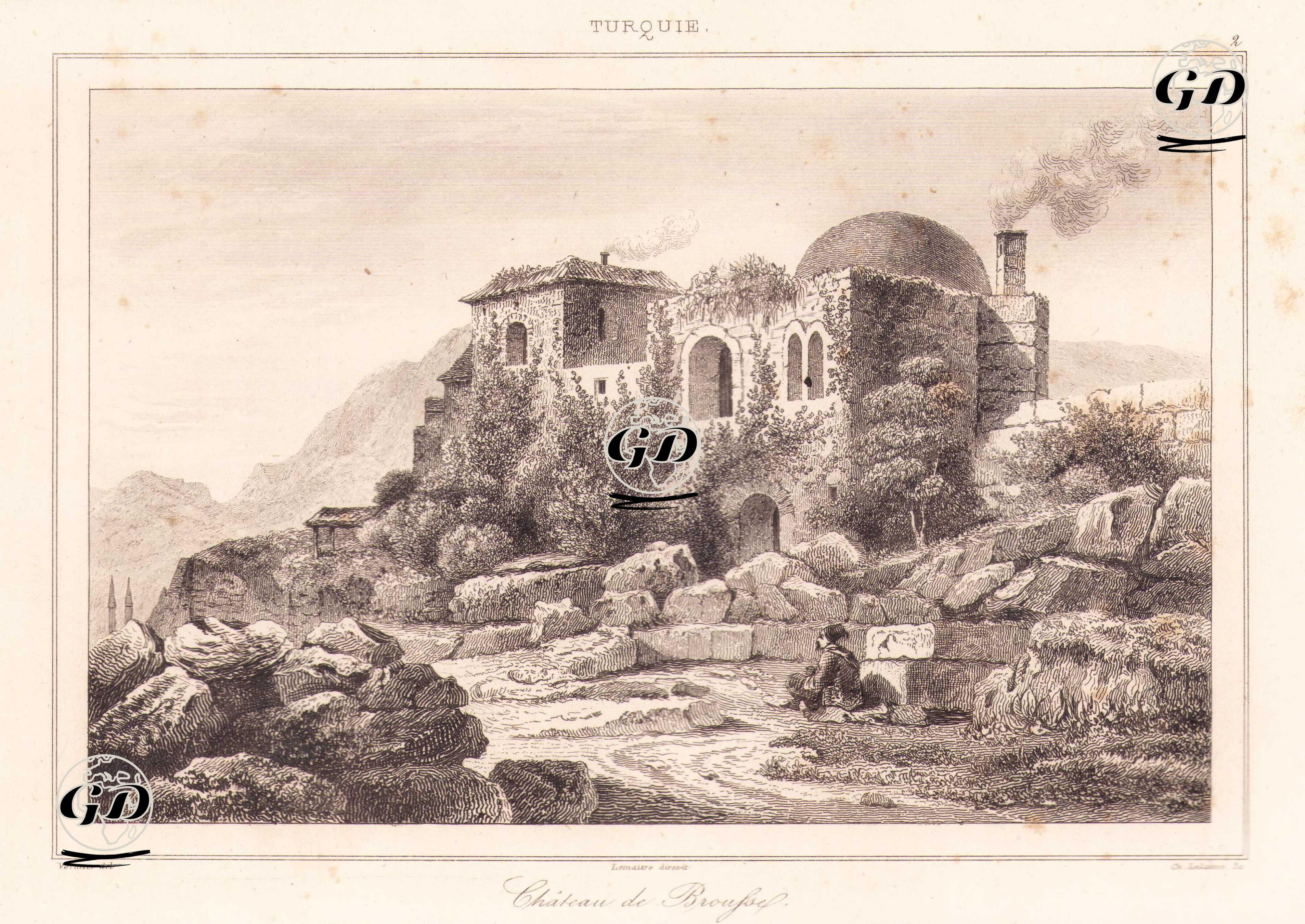 Bey Sarayı (Bursa Sarayı) - Vormser - 1840