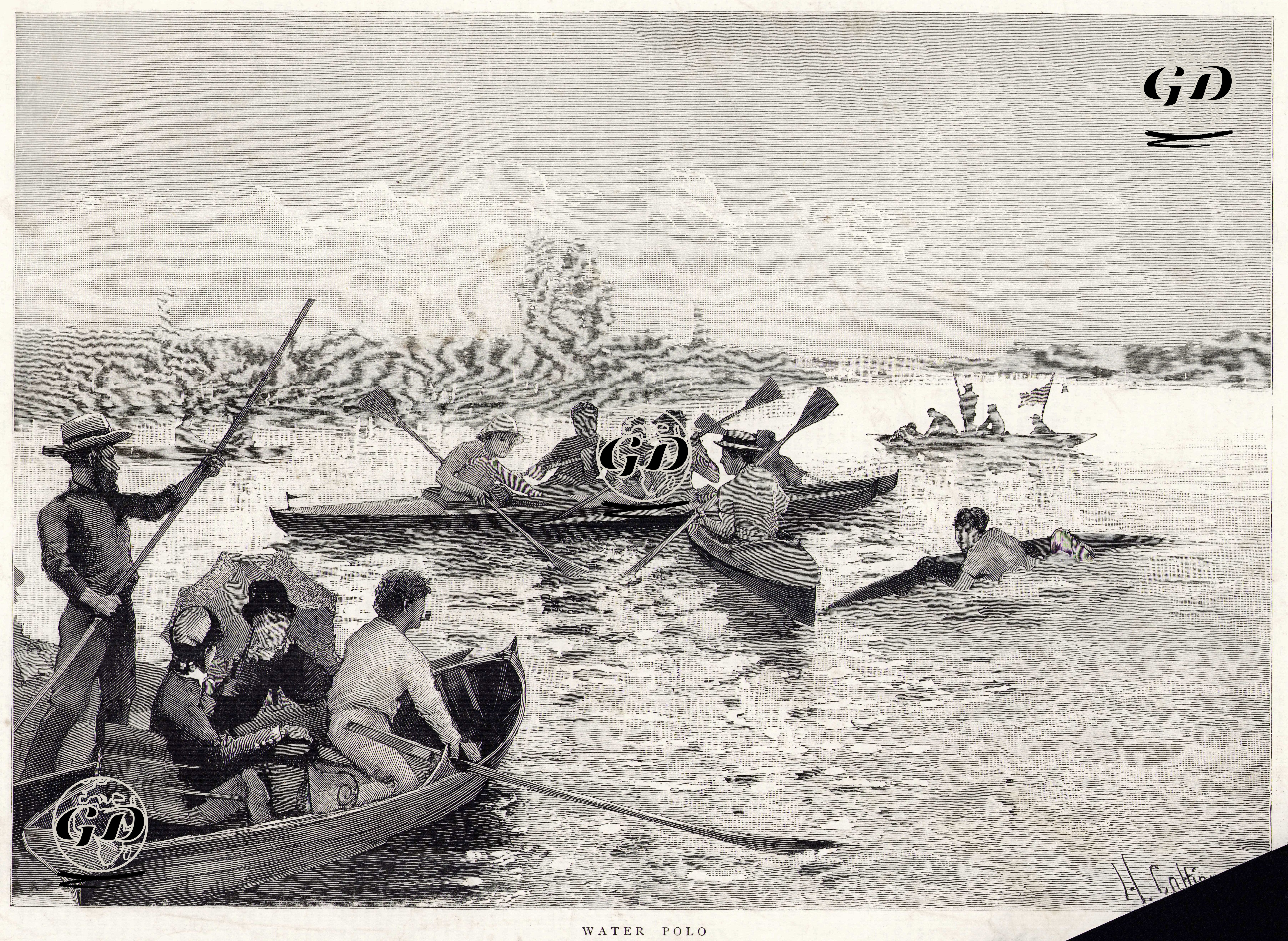 Su Polosu  - H.Cottier - 1884