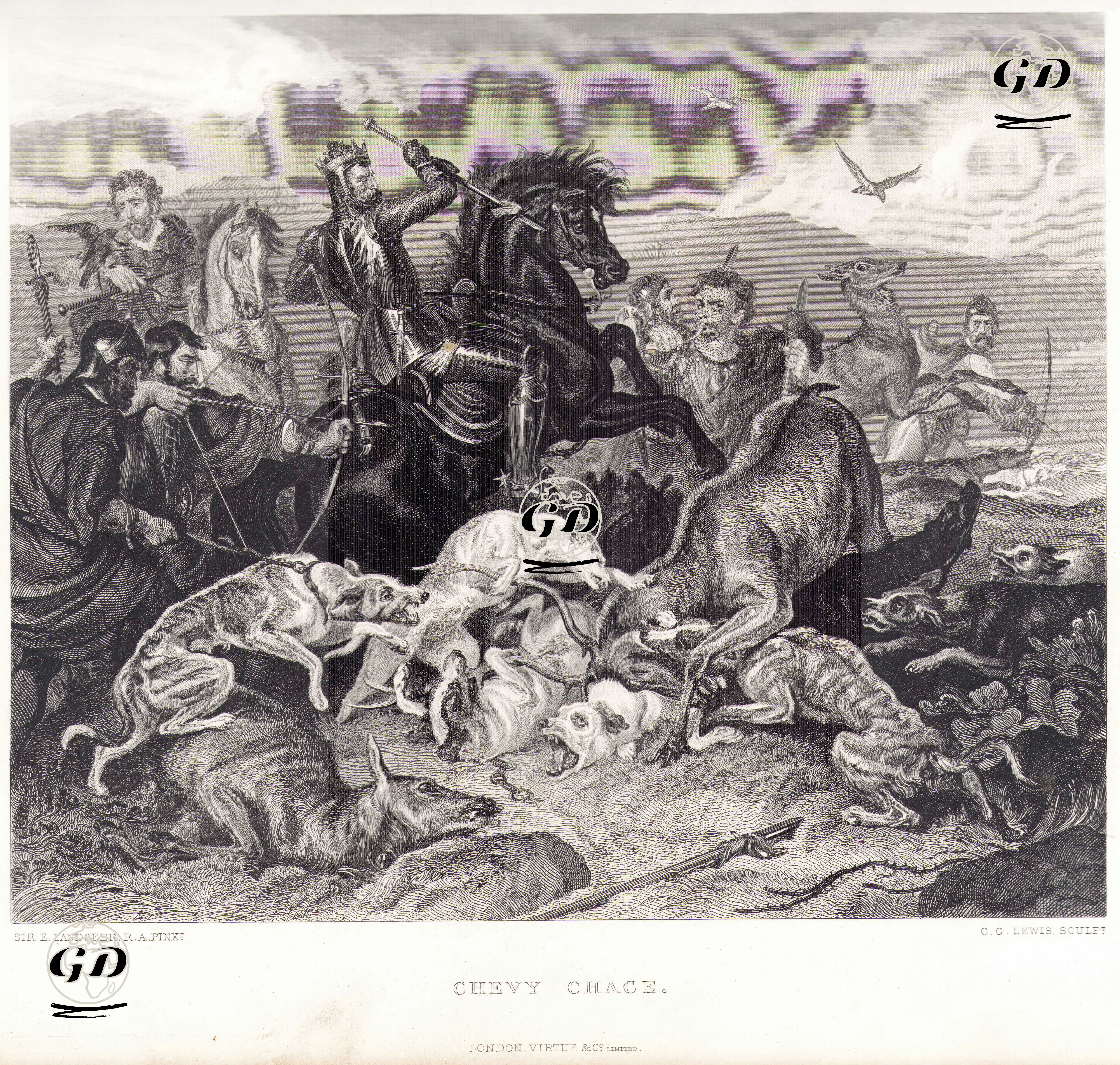 Geyik Avı - Edwin Henry Landseer (1802-1873) - 1876