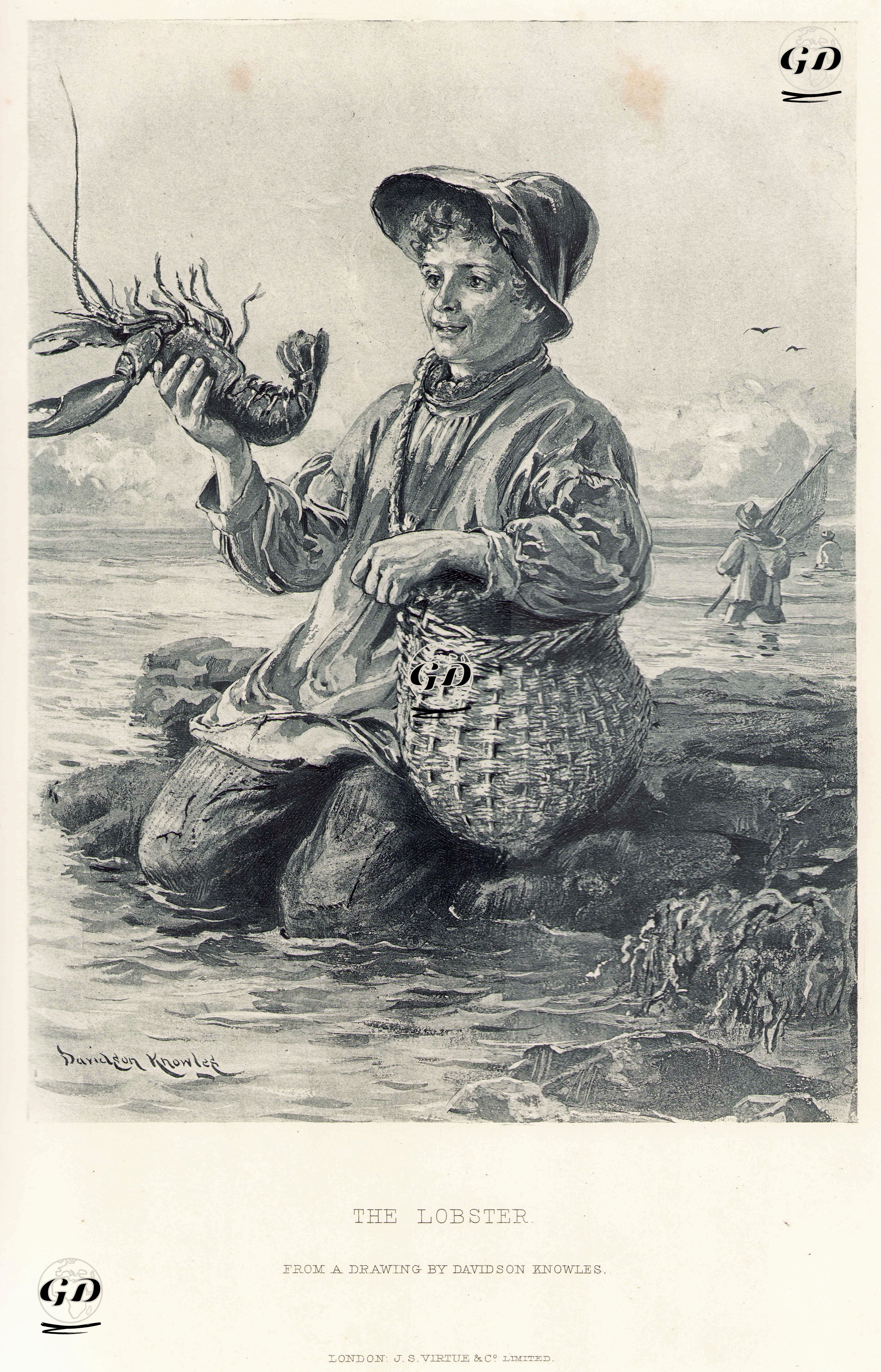 The Lobster - Davidson Knowles (1852-1901) - 1883